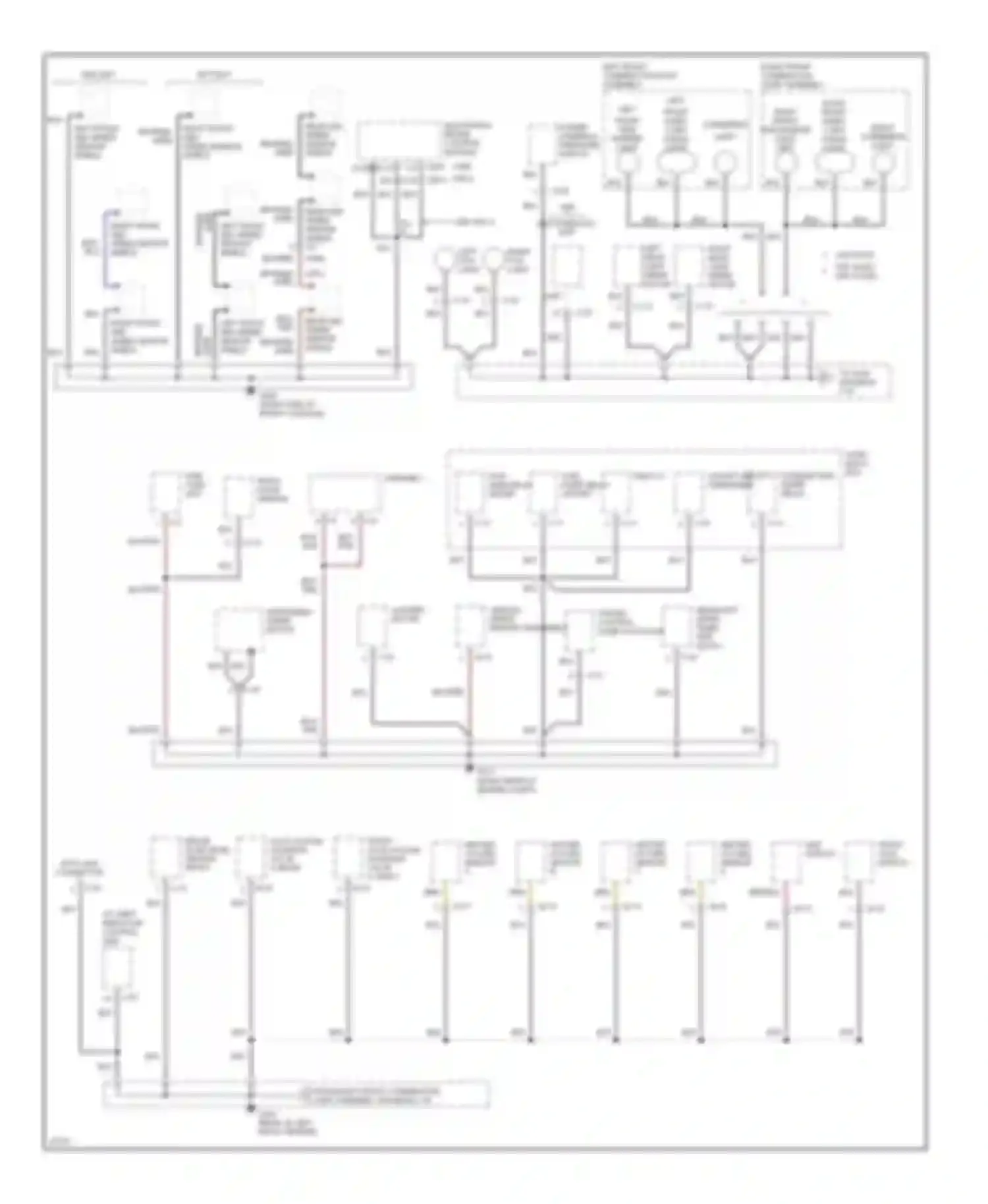SLX Acura I (1995-1999): Ground distribution circuit (2 of 4)