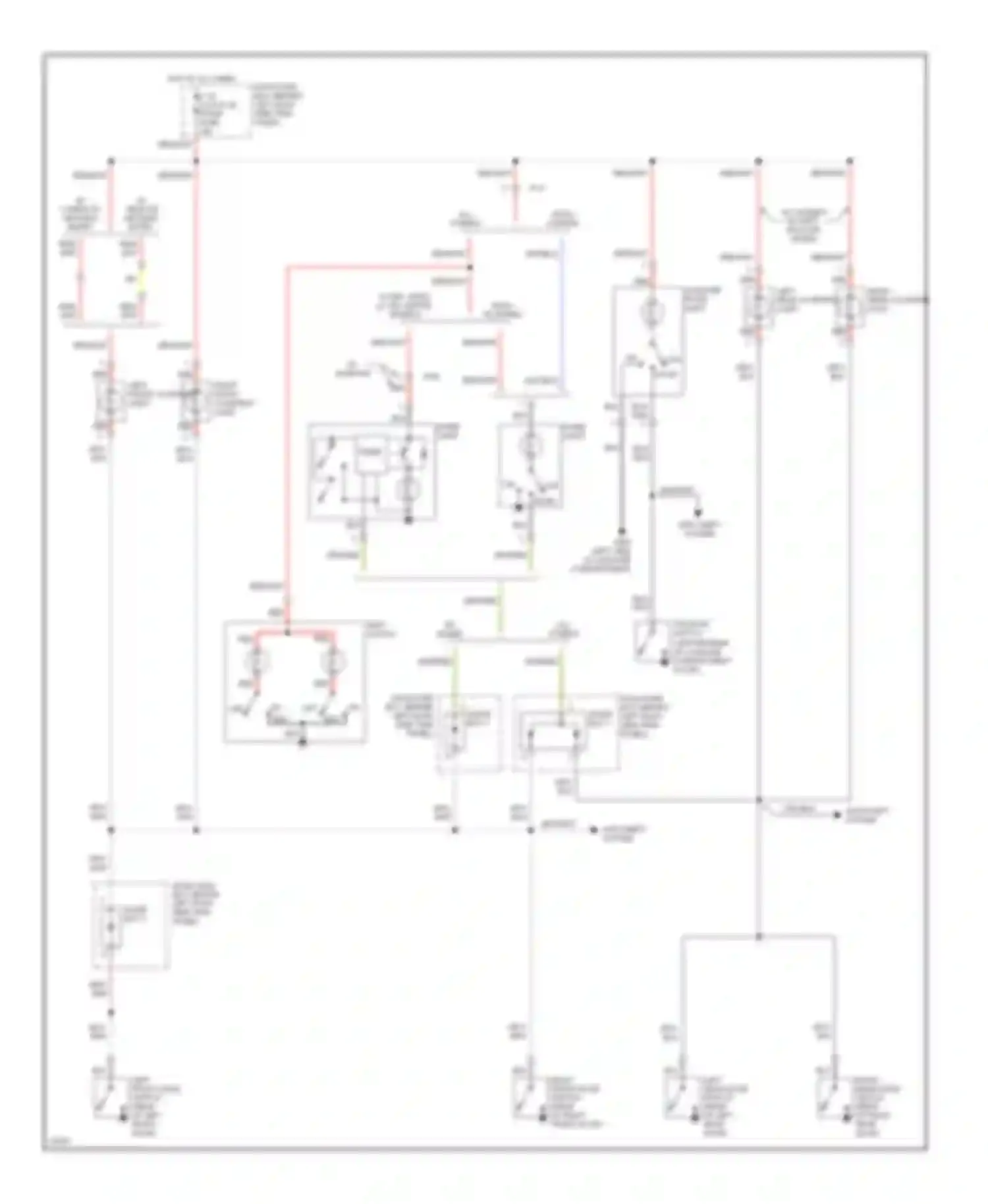 SLX Acura I (1995-1999): Courtesy lamps circuit