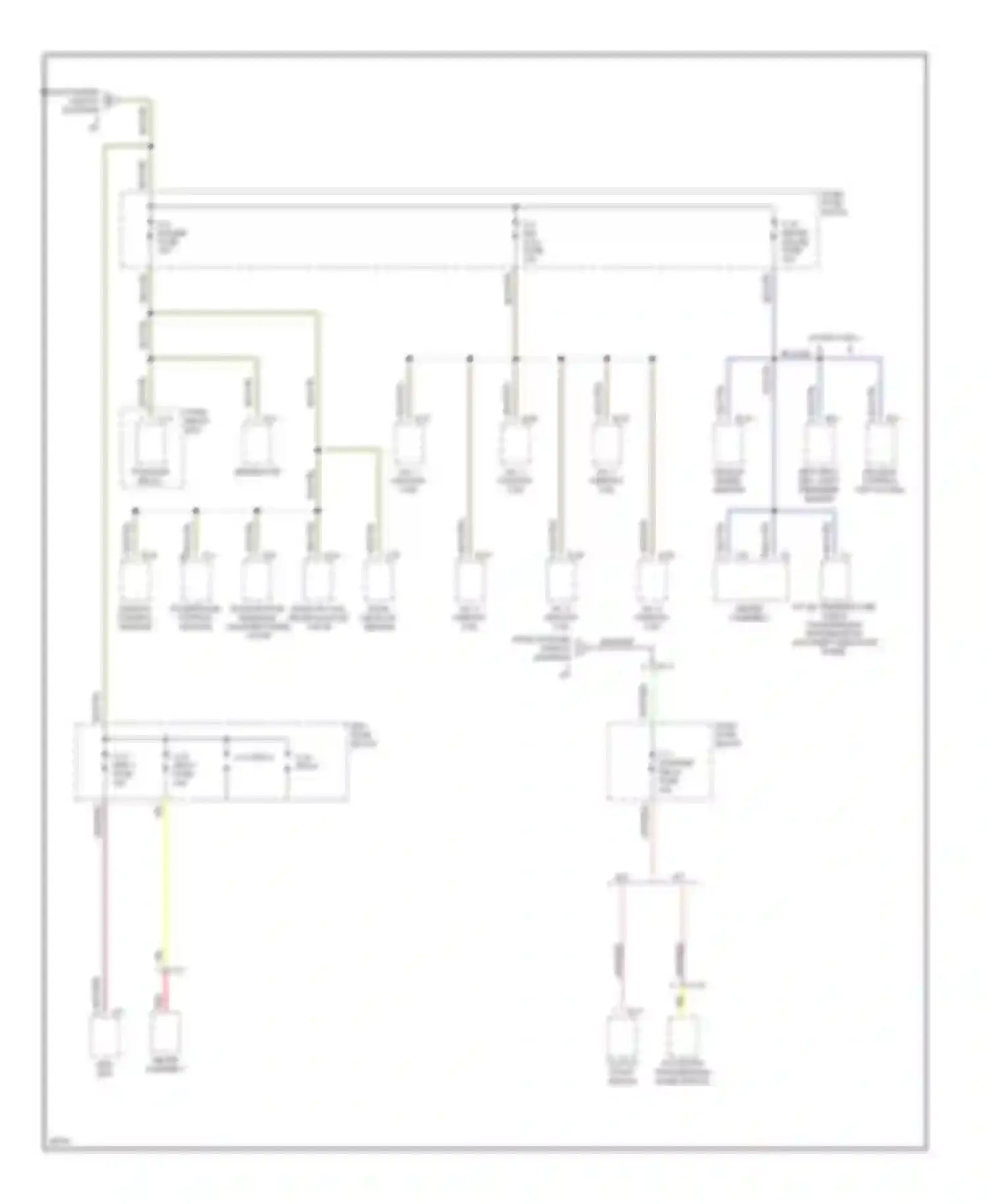 SLX Acura I (1995-1999): Power distribution circuit (3 of 3)
