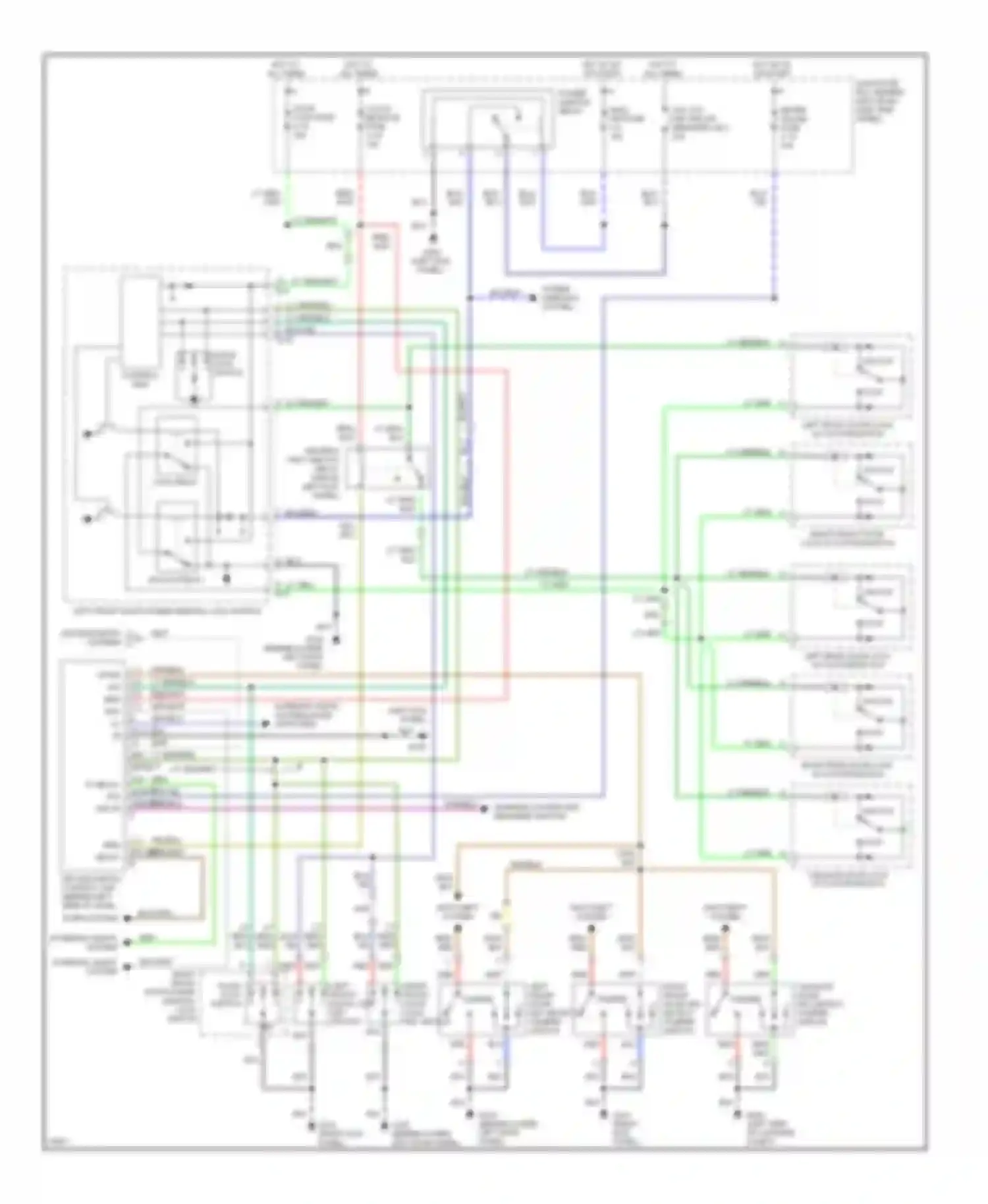 SLX Acura I (1995-1999): Remote/keyless entry circuit
