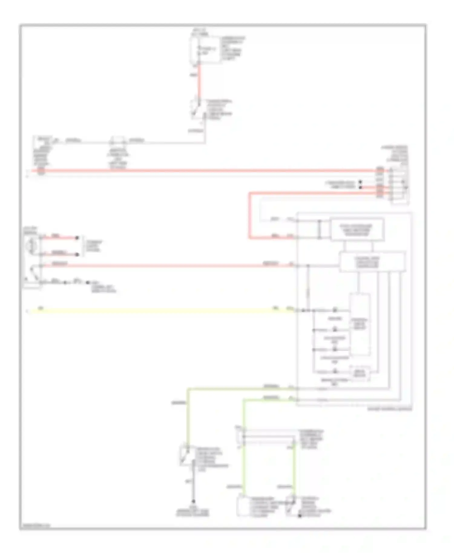 TL Acura III facelift (2006-2008): Anti-lock brakes circuit (2 of 2)