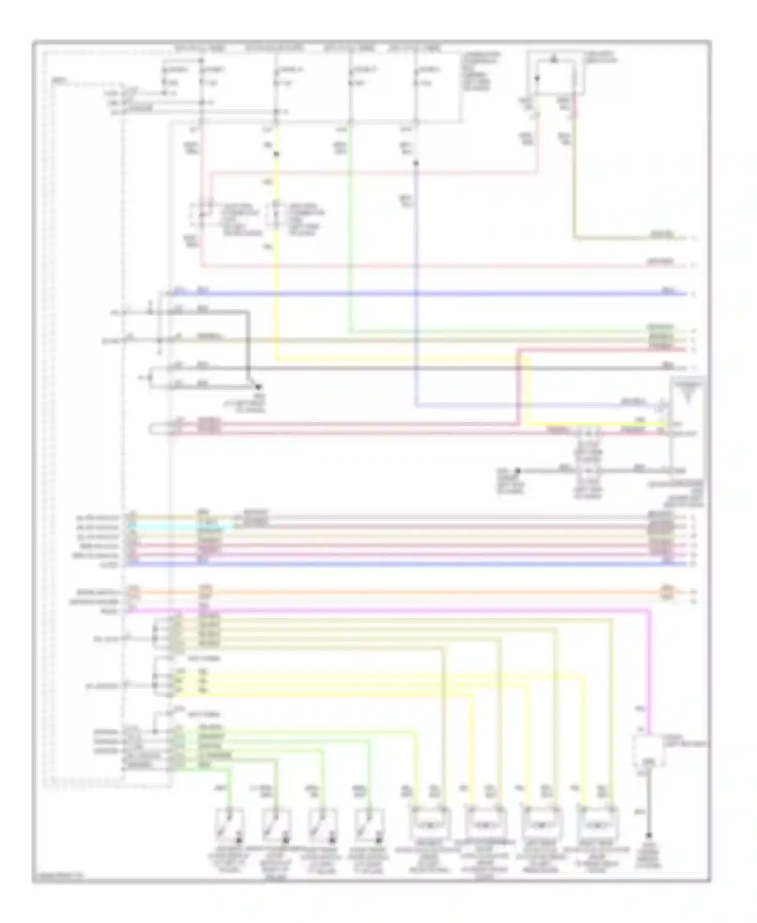 TL Acura III facelift (2006-2008): Forced entry circuit (1 of 2)