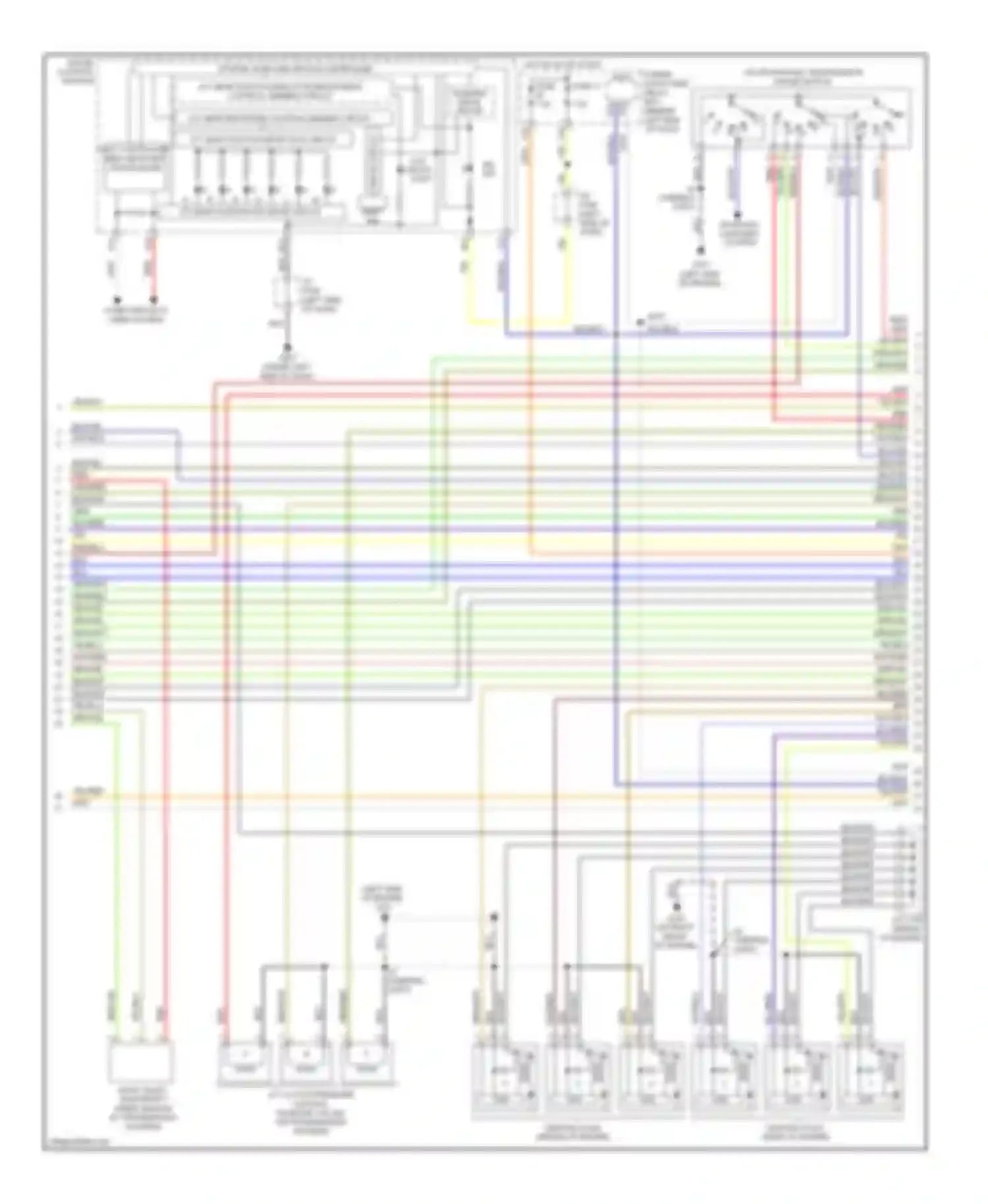 TL Acura III facelift (2006-2008): Wiring diagram engine performance 3.2l, a/t (4 of 5)