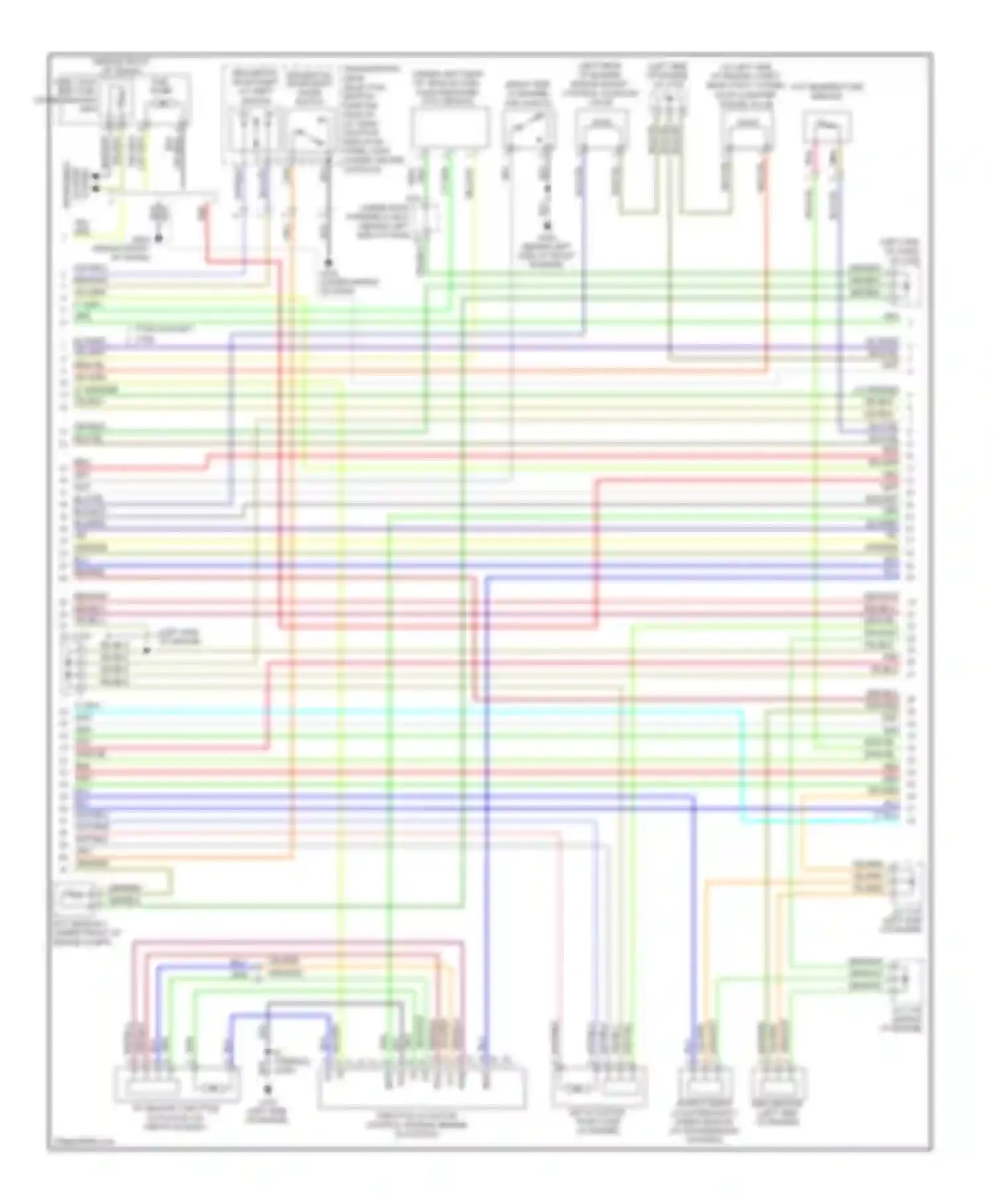 TL Acura III facelift (2006-2008): Wiring diagram engine performance 3.5l, a/t (2 of 5)