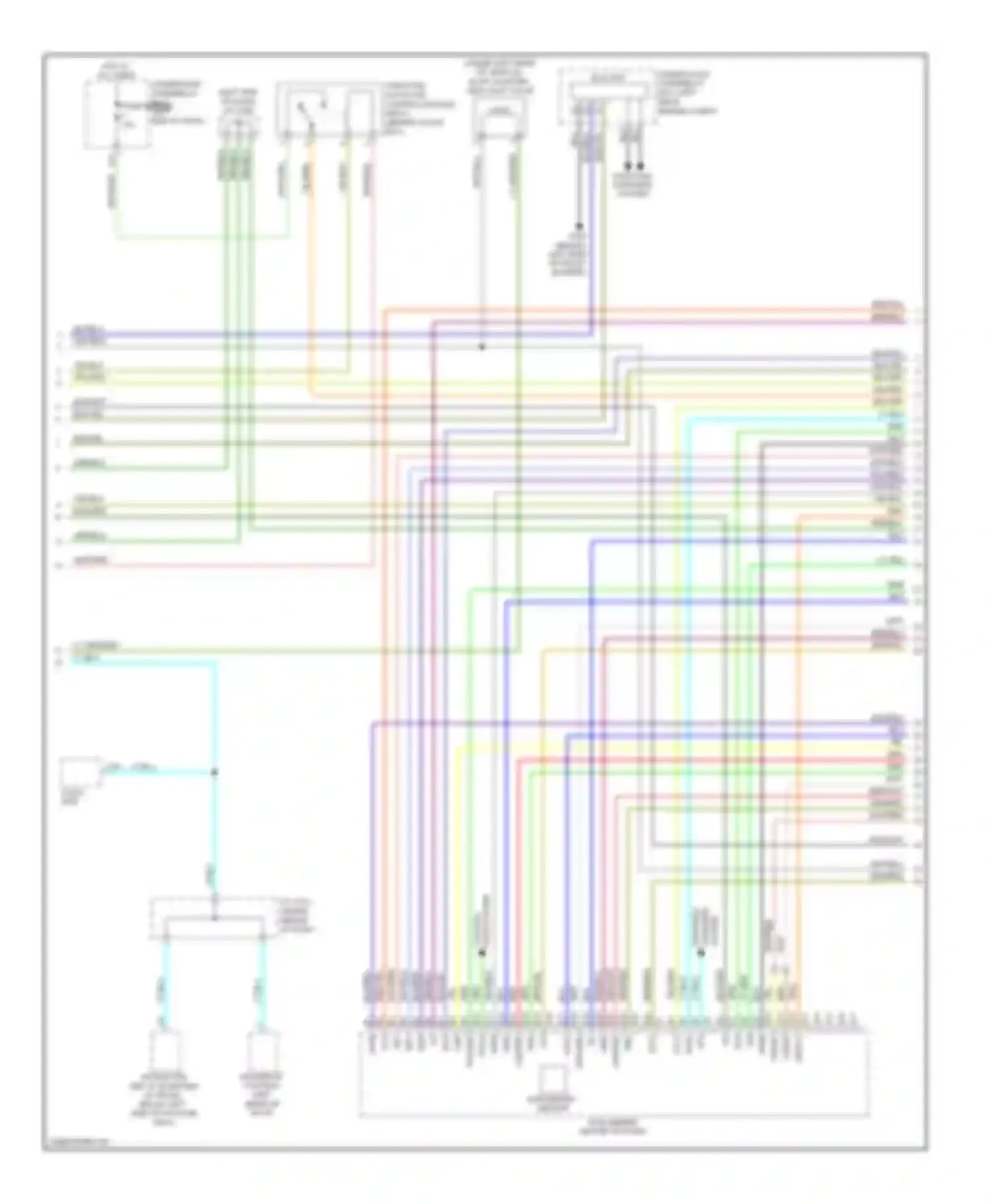 TL Acura III facelift (2006-2008): Wiring diagram engine performance 3.5l, m/t (2 of 5)