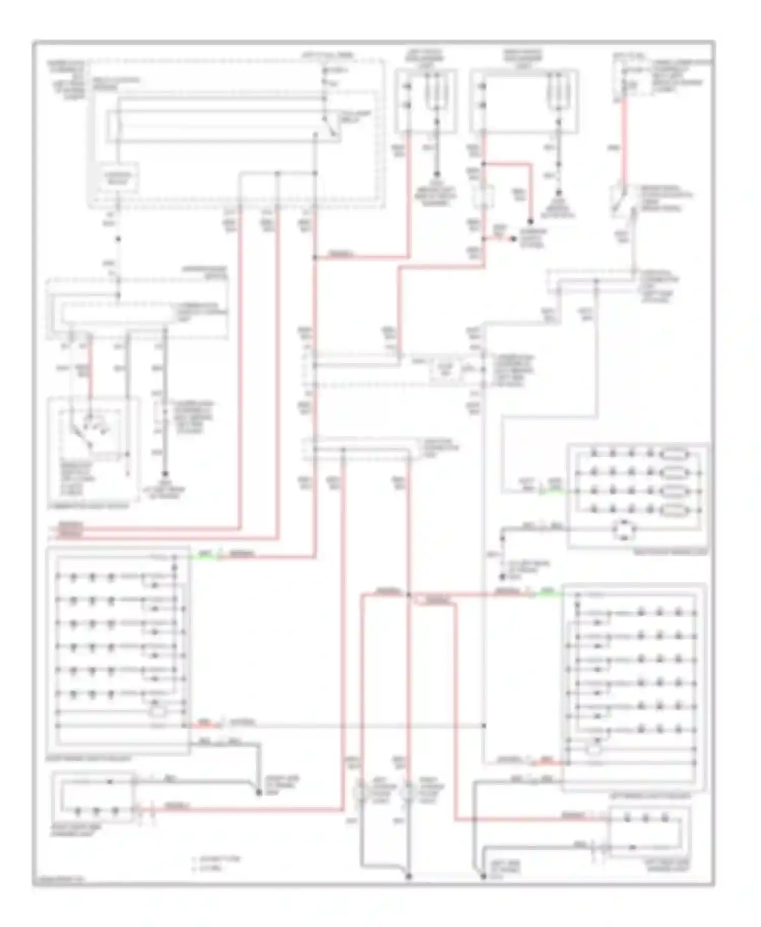 TL Acura III facelift (2006-2008): Exterior lamps circuit (2 of 2)