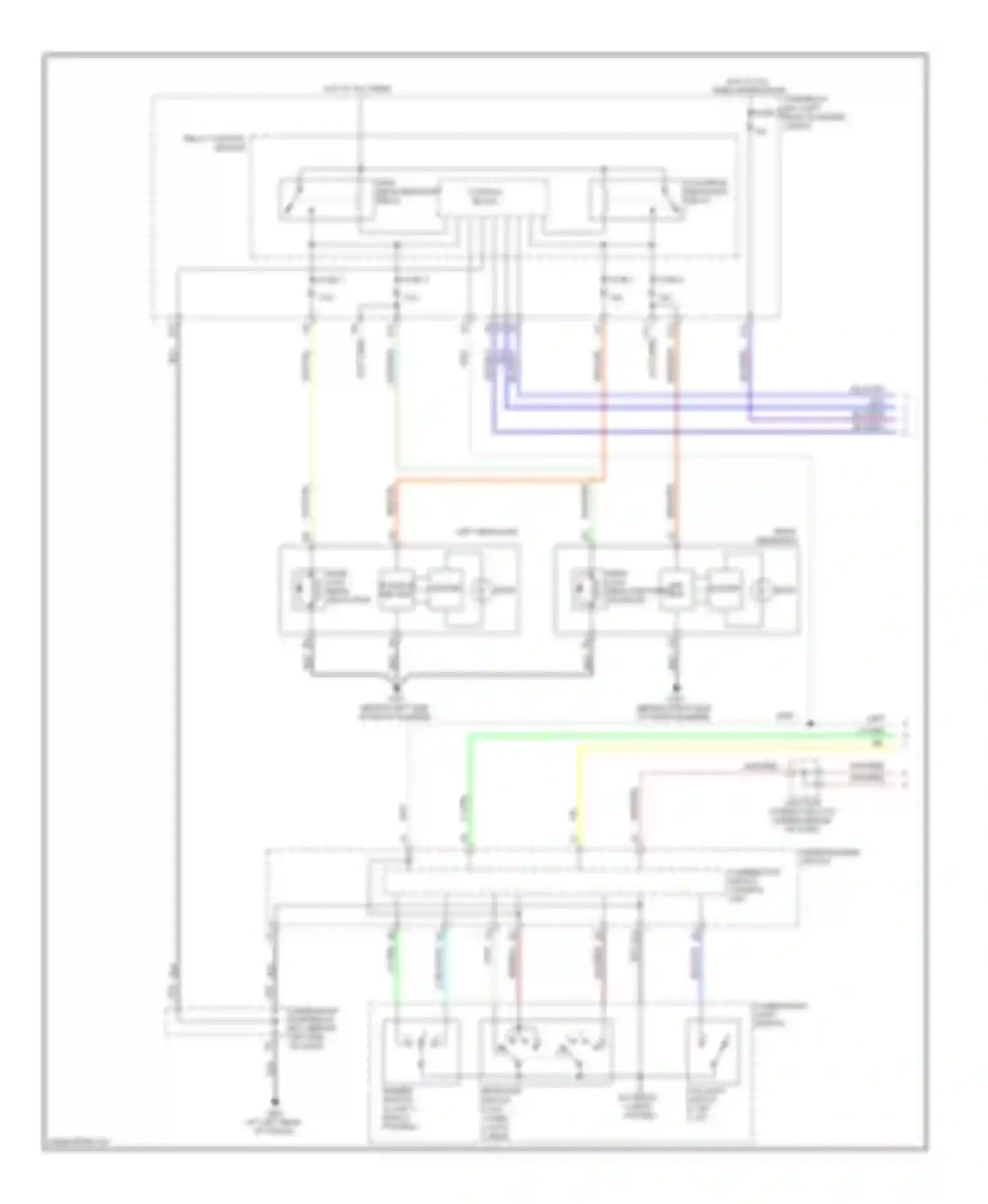 TL Acura III facelift (2006-2008): Headlights circuit, with drl (1 of 2)