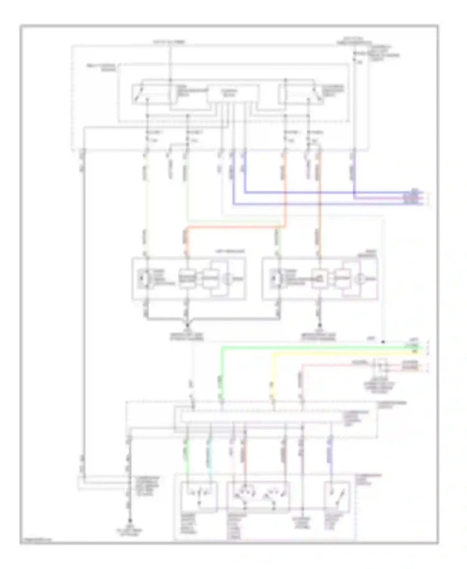 TL Acura III facelift (2006-2008): Headlights circuit, without drl (1 of 2)