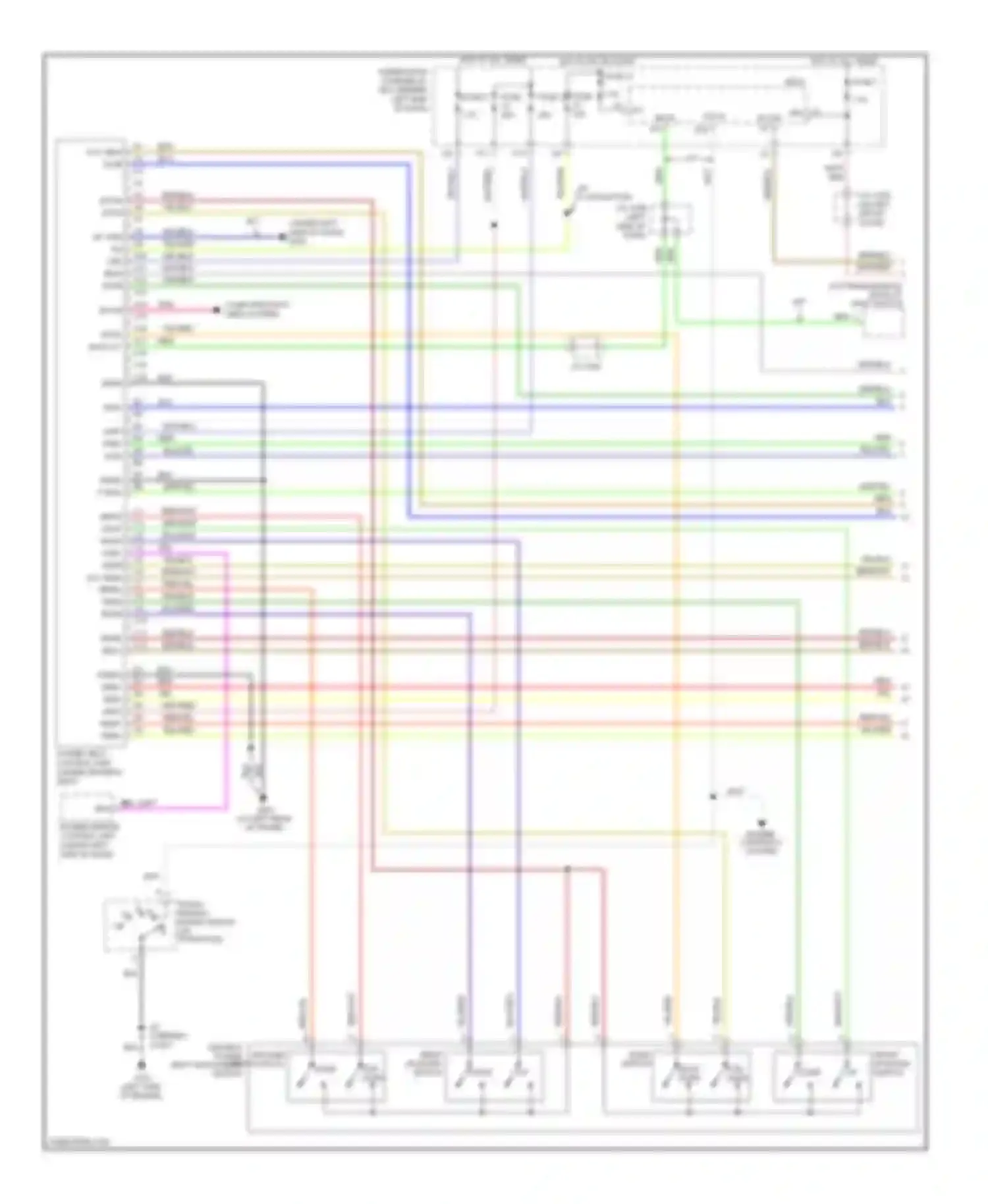 TL Acura III facelift (2006-2008): Driver"s memory seat circuit (1 of 2)