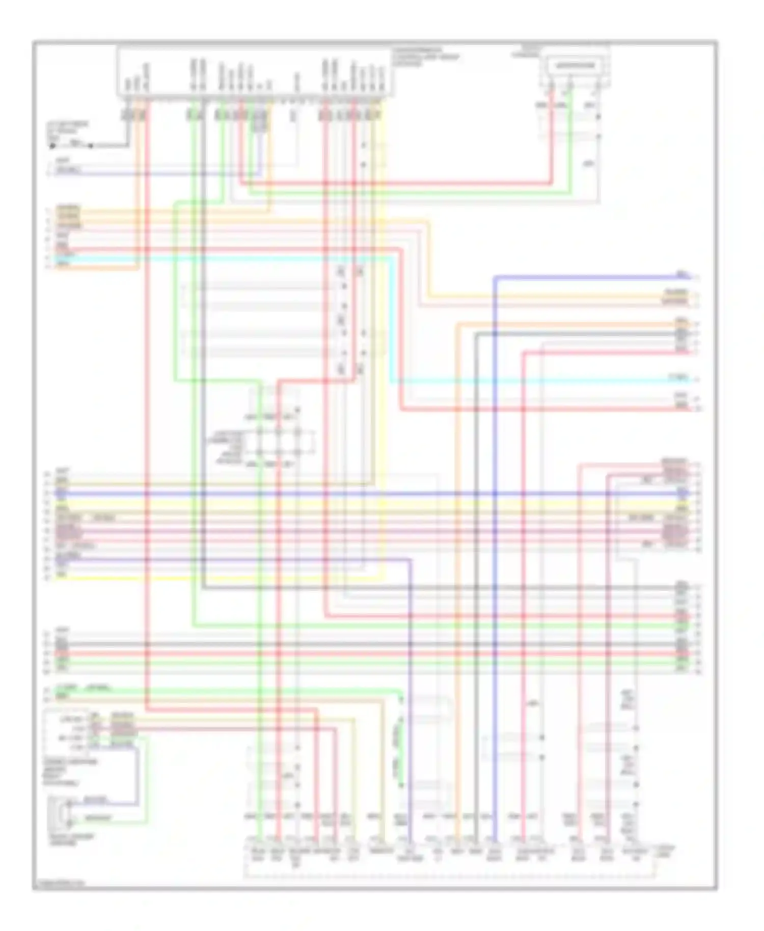 TL Acura III facelift (2006-2008): Navigation circuit, usa (2 of 3)