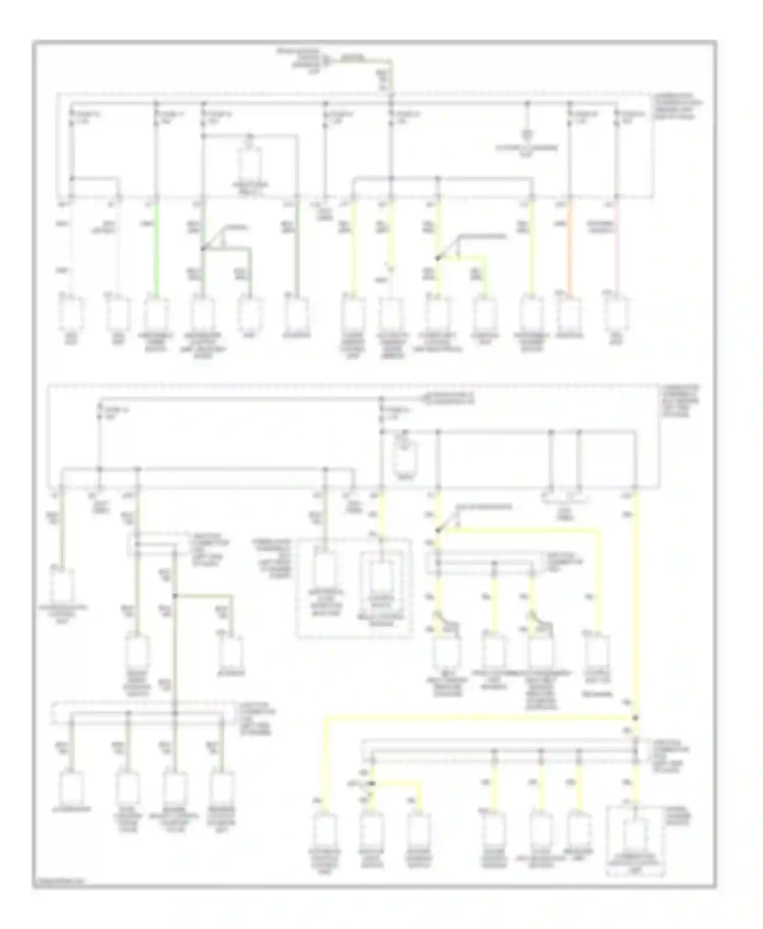 TL Acura III facelift (2006-2008): Power distribution circuit (4 of 5)