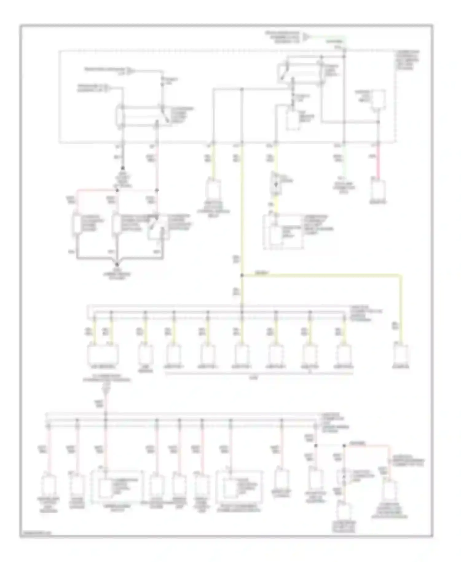 TL Acura III facelift (2006-2008): Power distribution circuit (5 of 5)