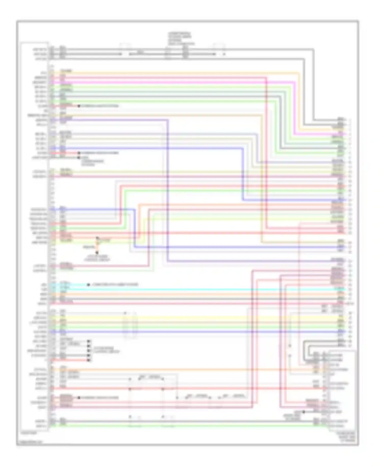 TL Acura III facelift (2006-2008): Radio circuit, without navigation (1 of 3)