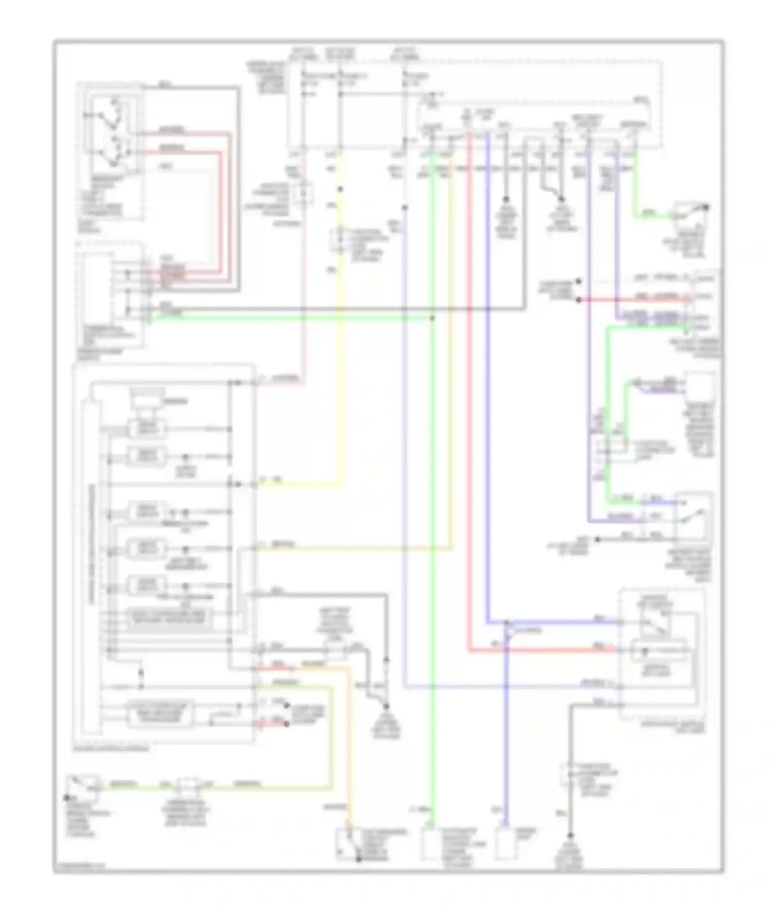 TL Acura III facelift (2006-2008): Chime circuit