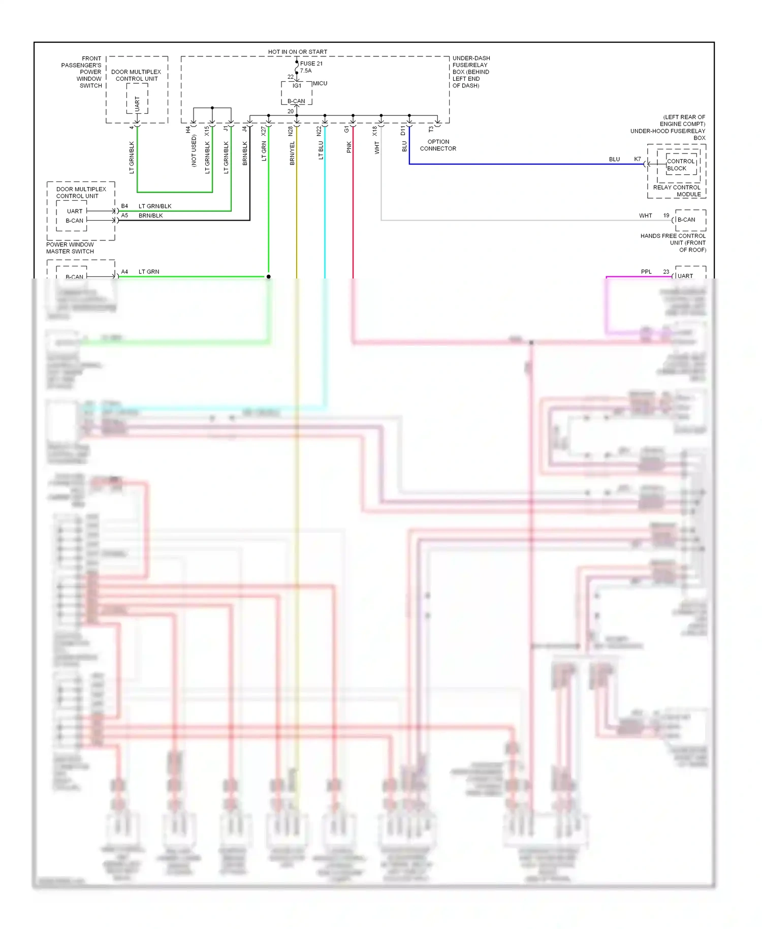 Wiring diagram aucralink reprogramming for Acura TL III facelift (2006-2008) (1 of 1)