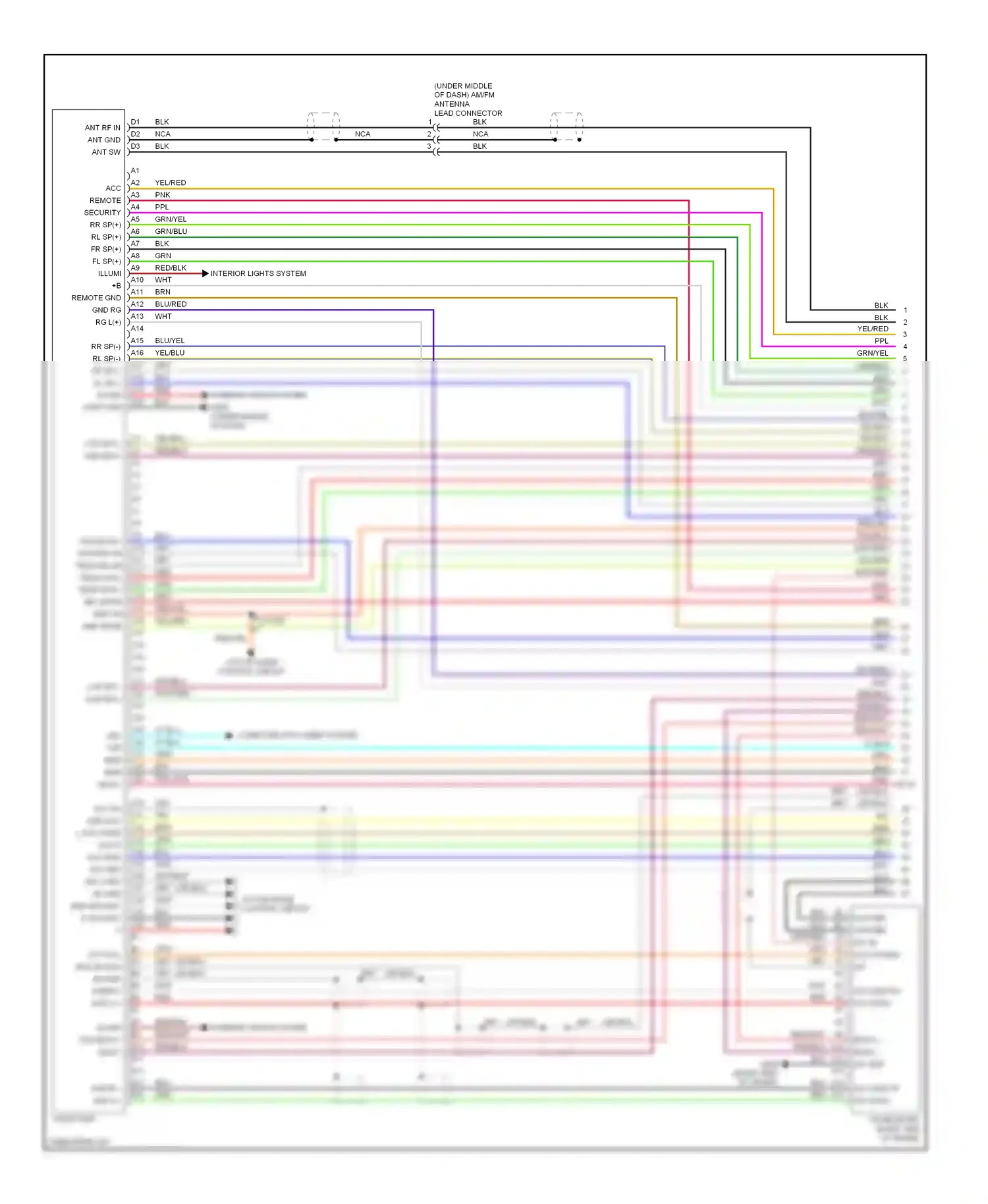 Wiring diagram computer data lines system for Acura TL III facelift (2006-2008) (19 of 24)
