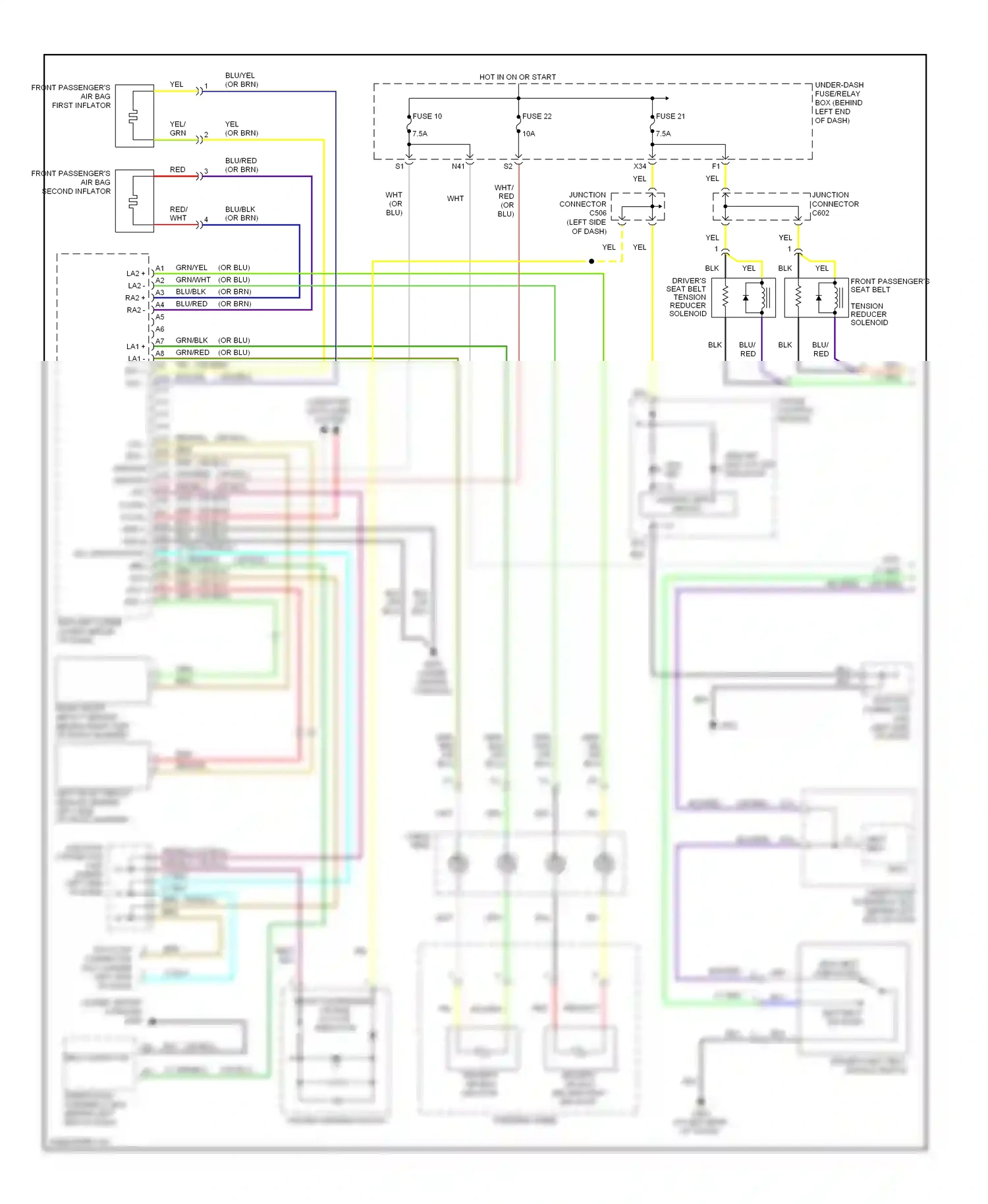 Wiring diagram gauge control module for Acura TL III facelift (2006-2008) (25 of 27)