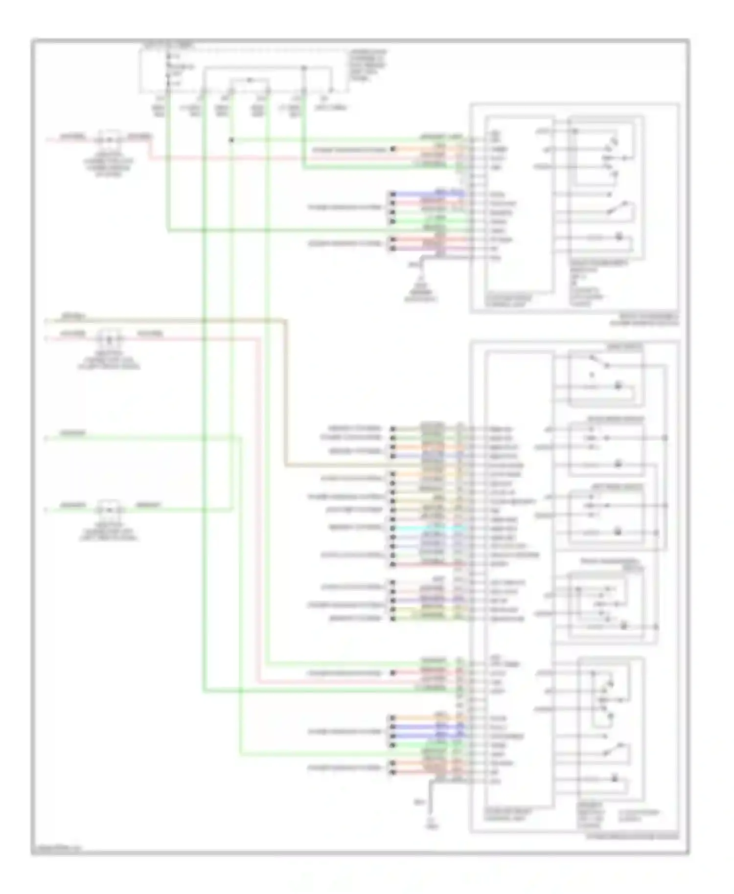 TL Acura III (2003-2006): Body control modules circuit (2 of 2)