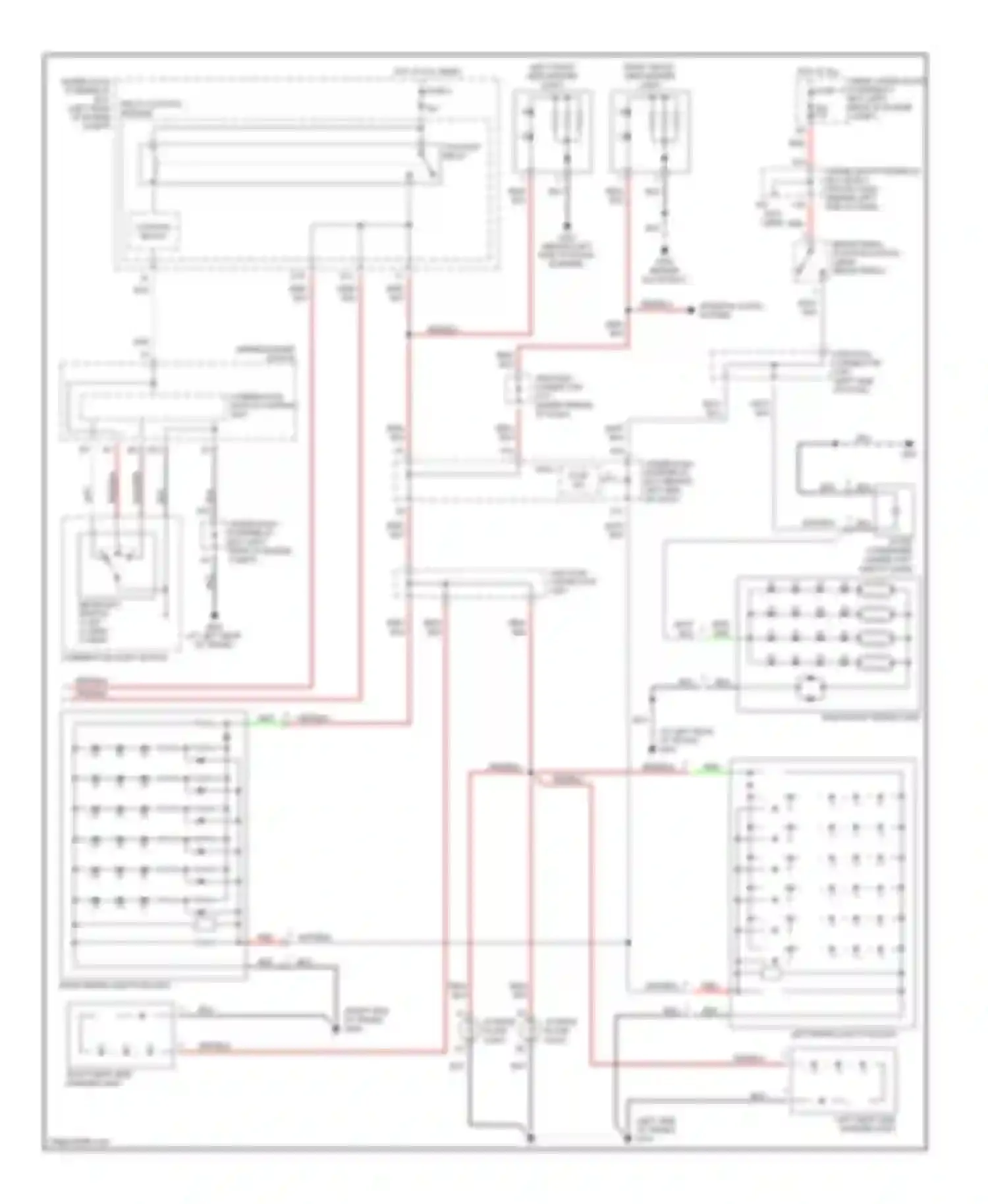 TL Acura III (2003-2006): Exterior lamps circuit (2 of 2)