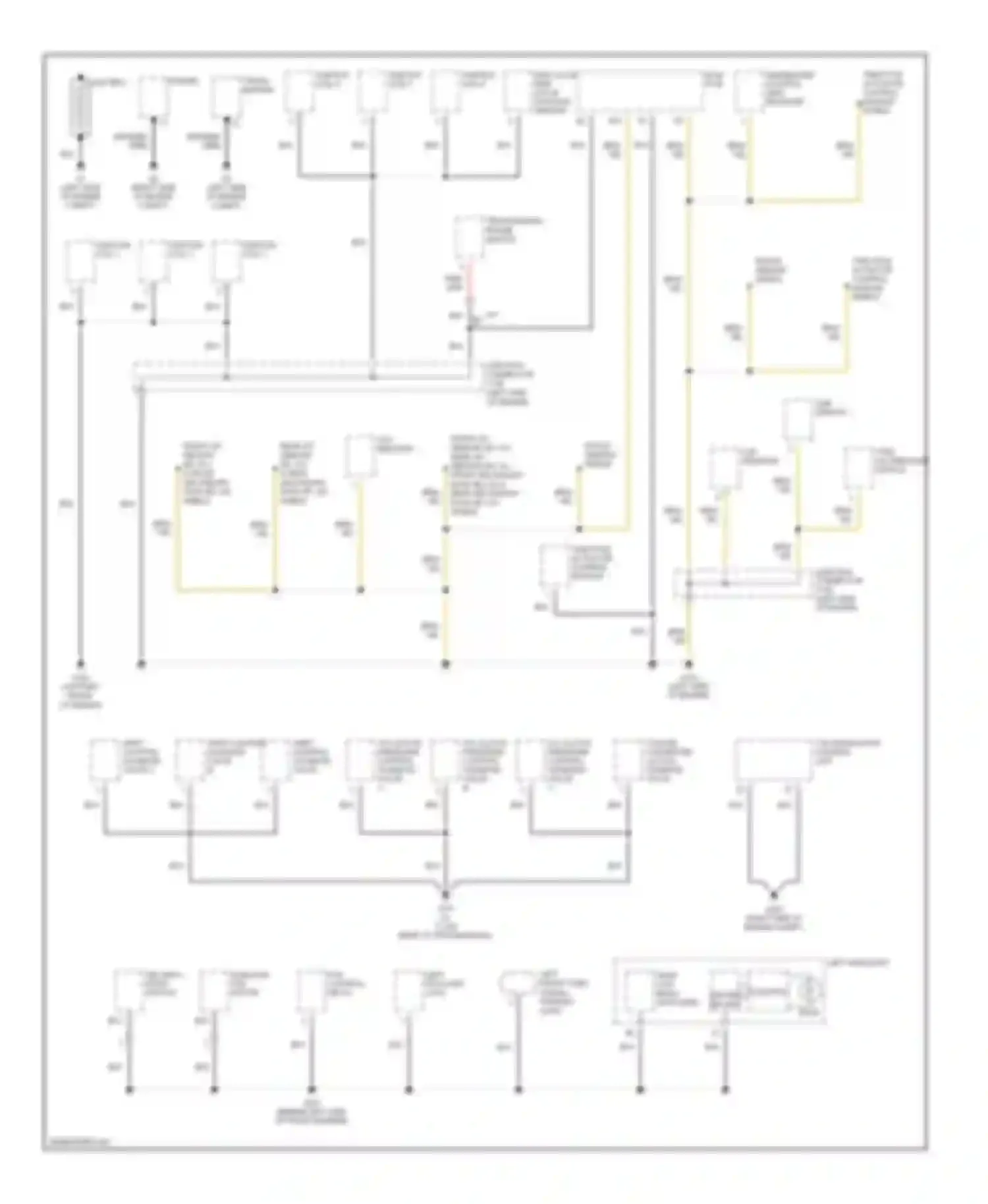 TL Acura III (2003-2006): Ground distribution circuit (1 of 4)