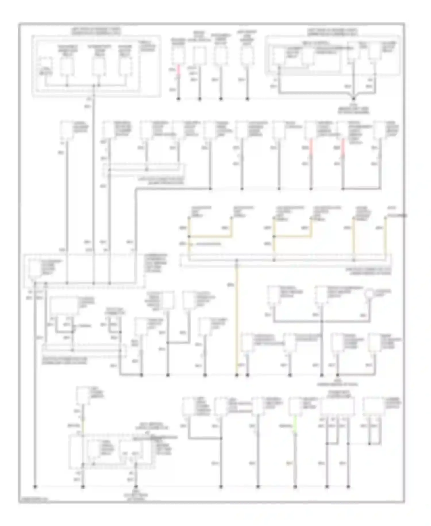 TL Acura III (2003-2006): Ground distribution circuit (2 of 4)