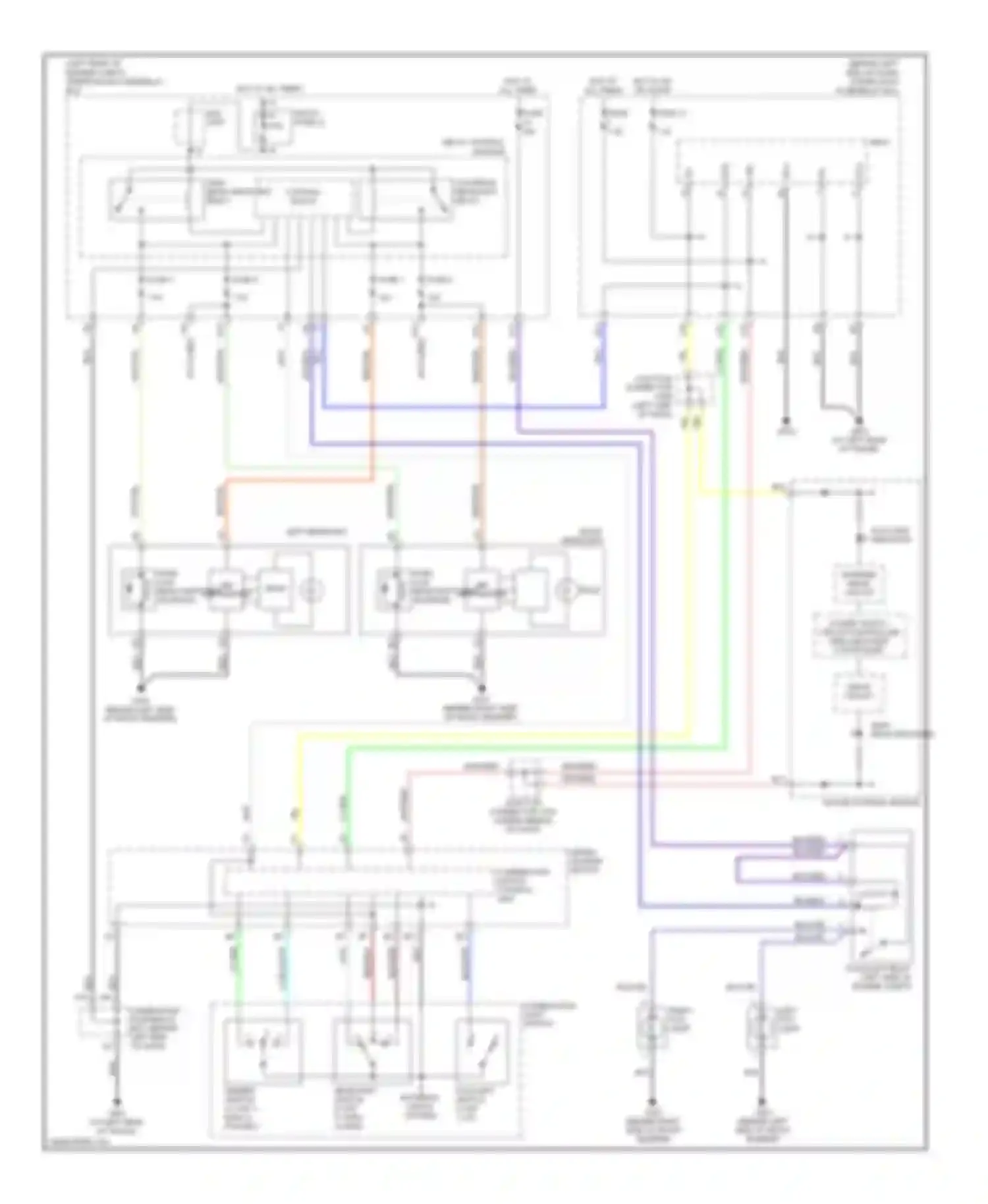 TL Acura III (2003-2006): Headlights circuit, without drl