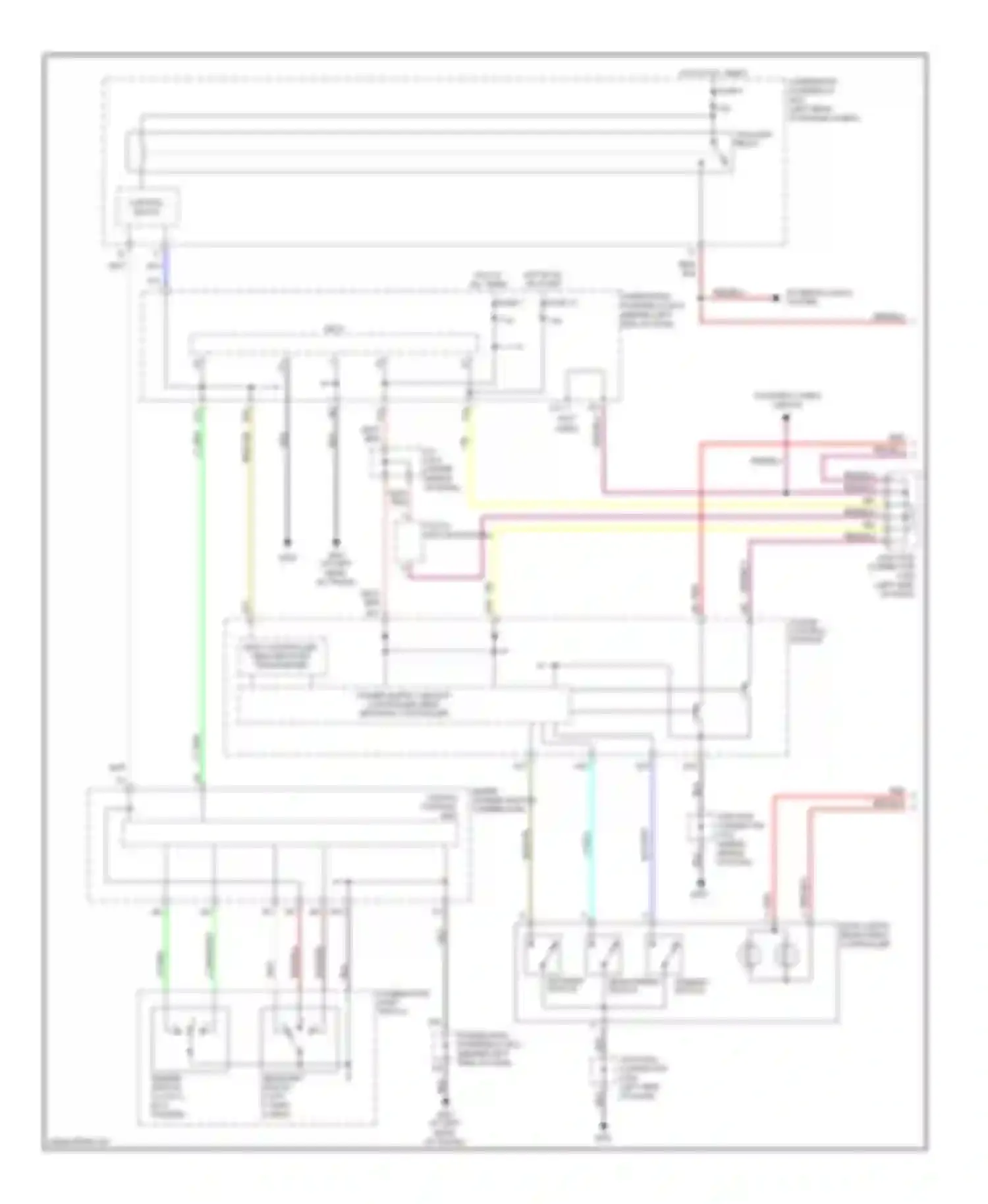 TL Acura III (2003-2006): Instrument illumination circuit (1 of 2)