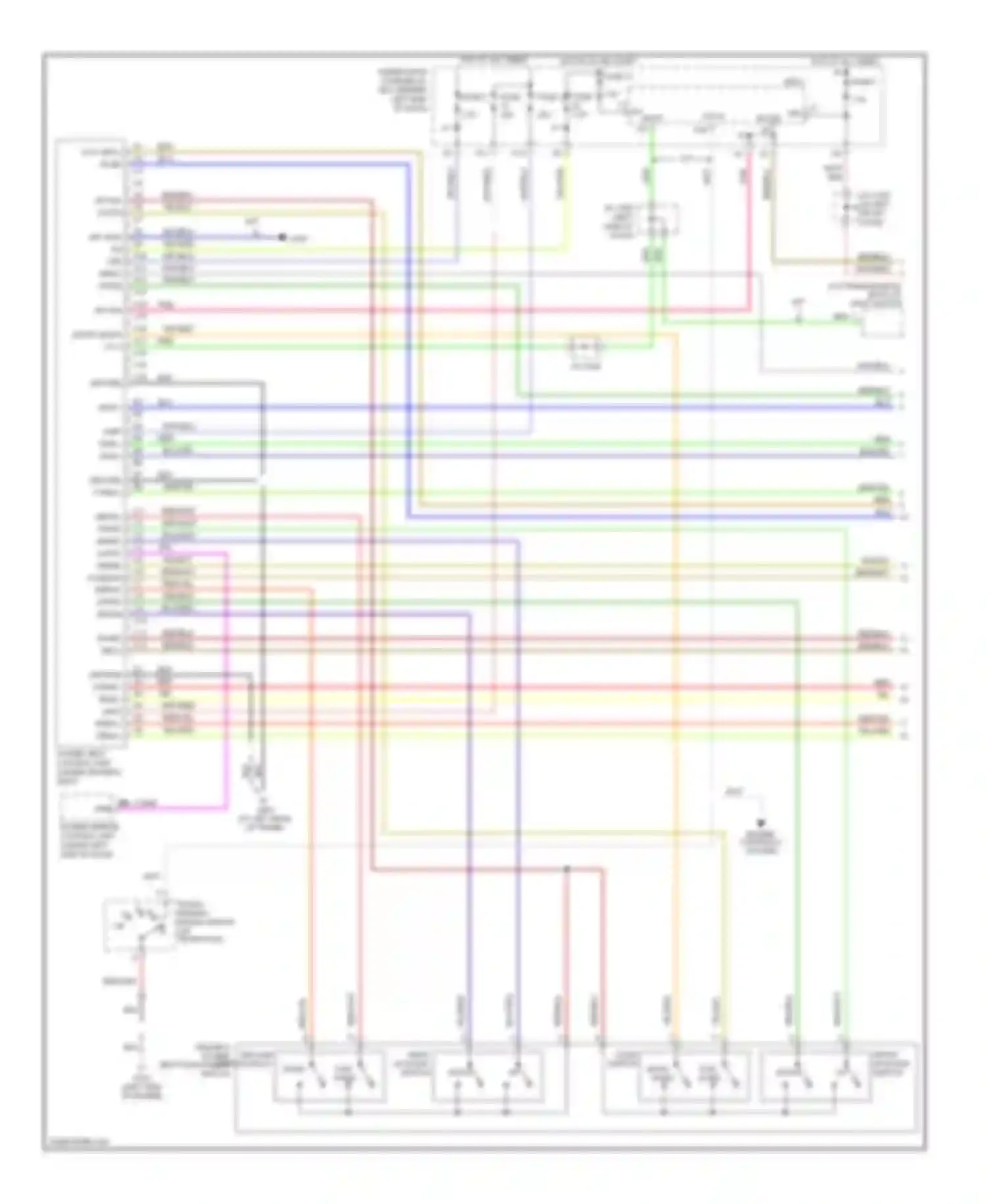 TL Acura III (2003-2006): Driver"s memory seat circuit (1 of 2)