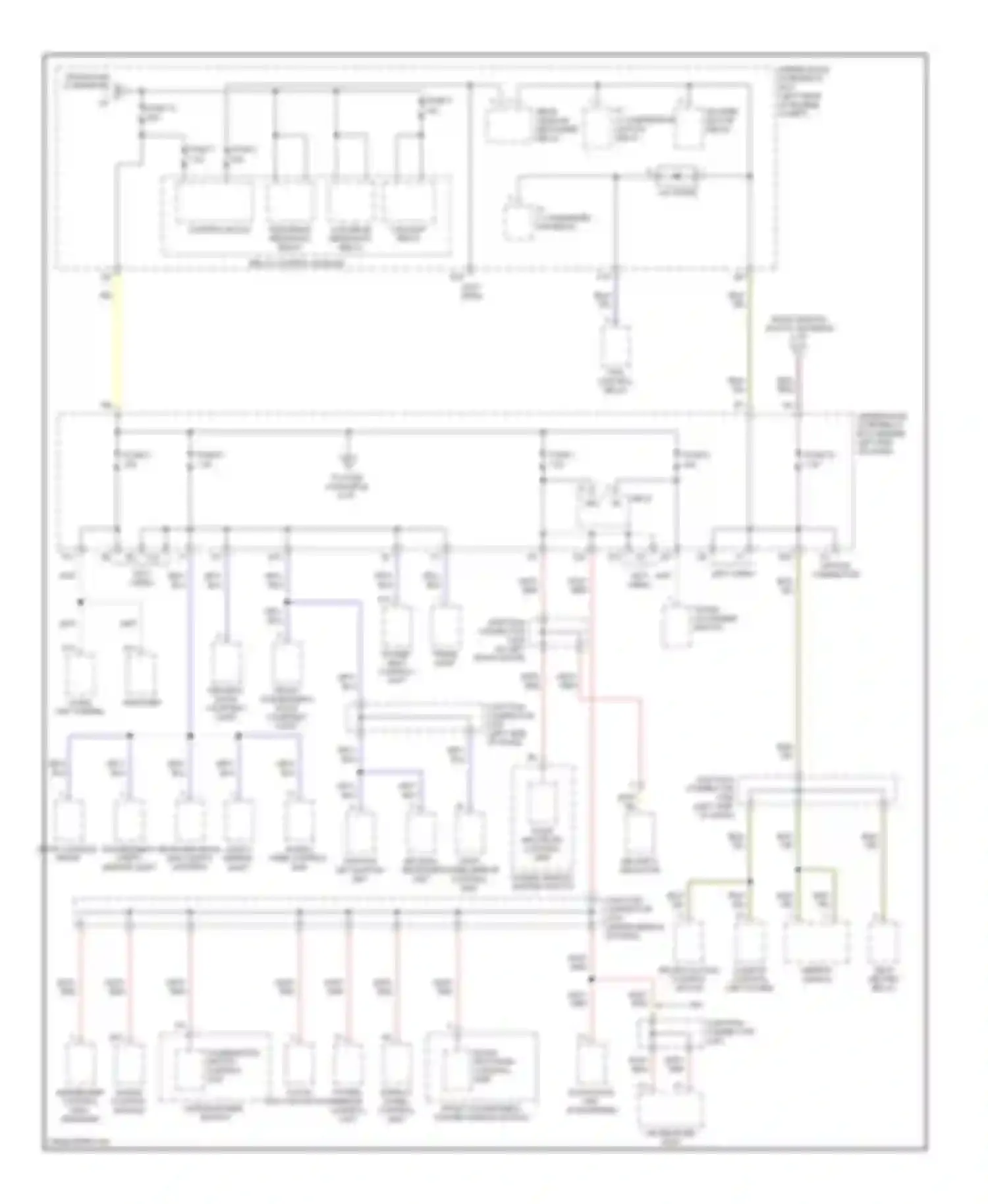 TL Acura III (2003-2006): Power distribution circuit (3 of 4)