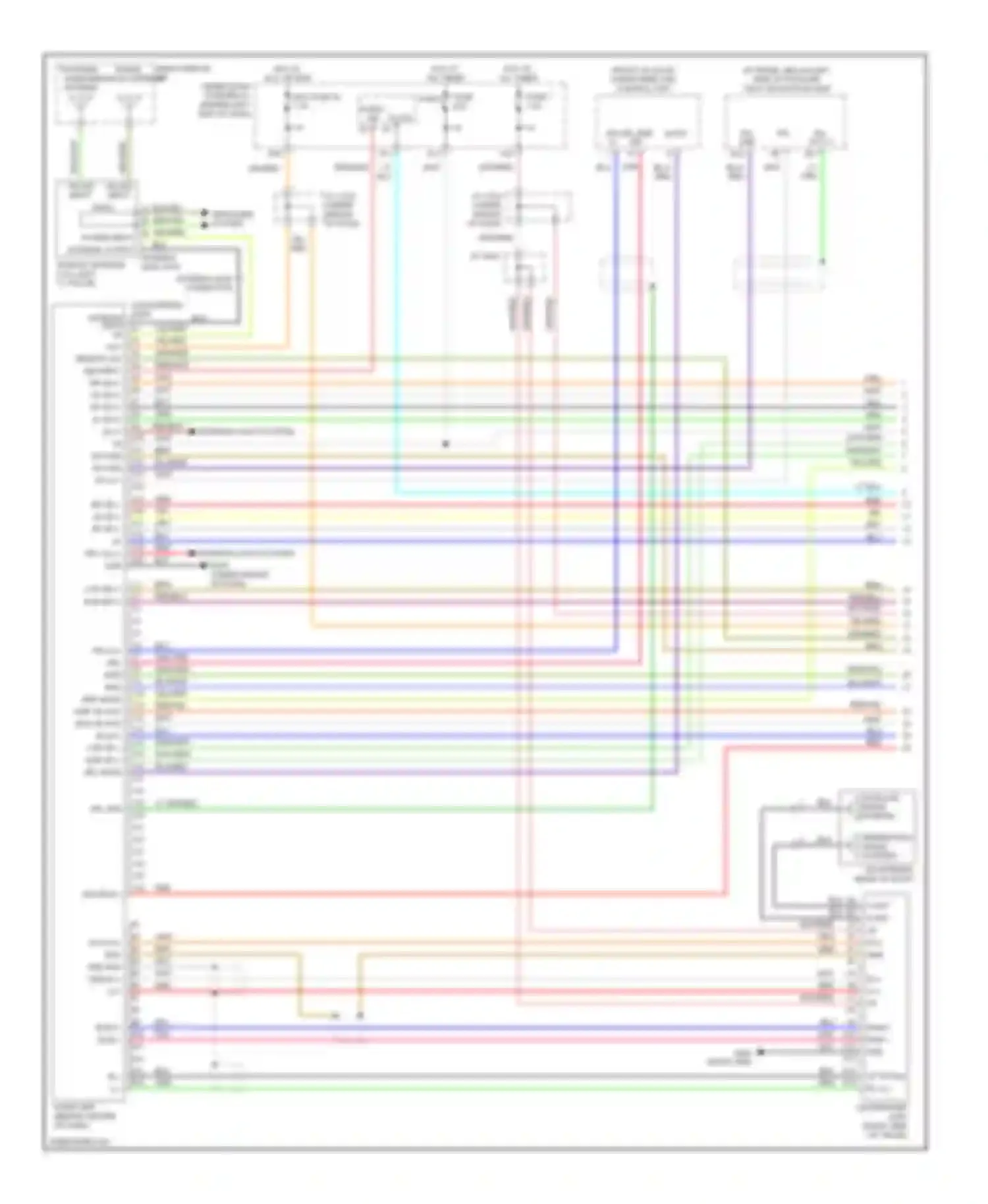 TL Acura III (2003-2006): Radio circuit (1 of 2)