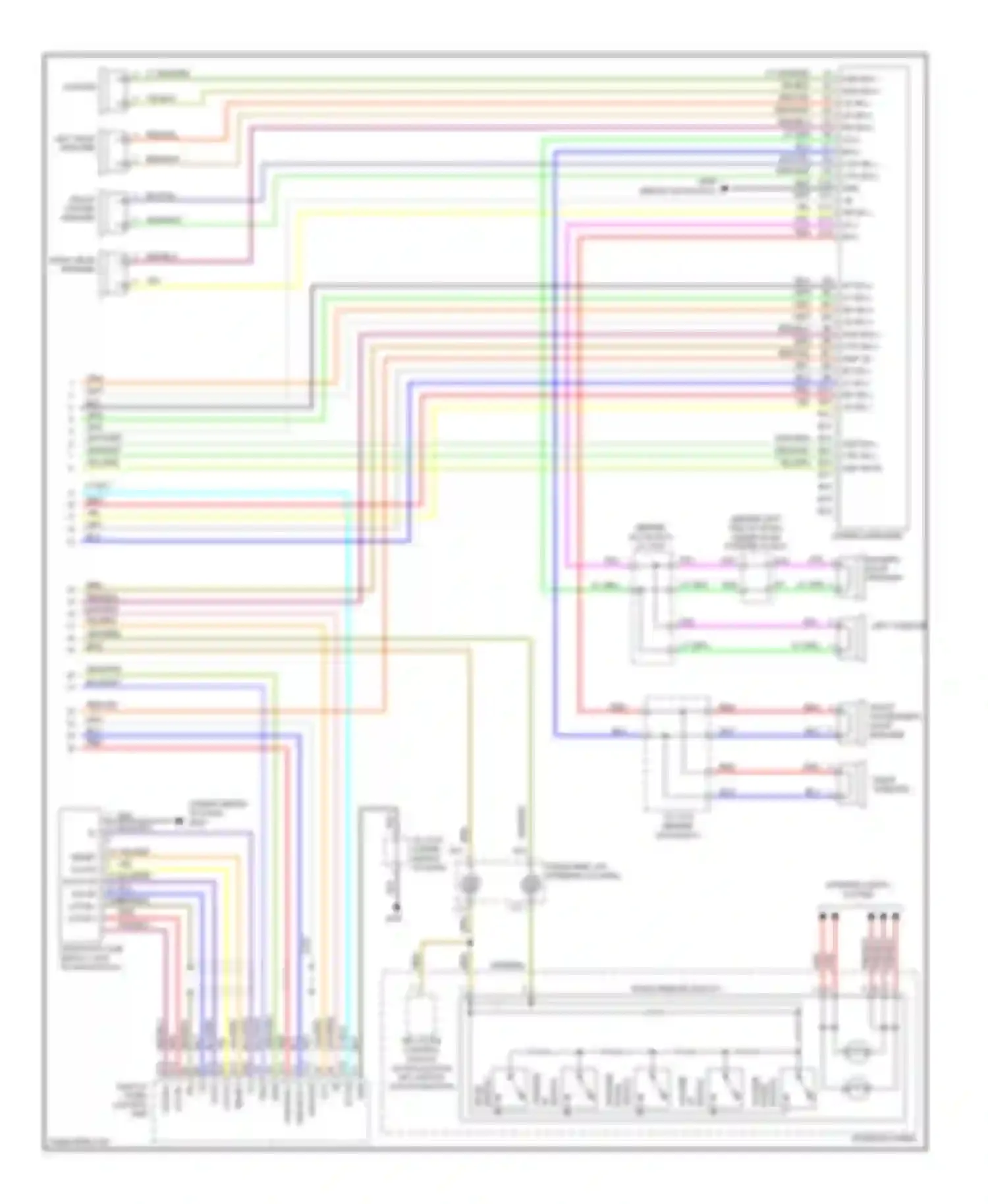 TL Acura III (2003-2006): Radio circuit (2 of 2)