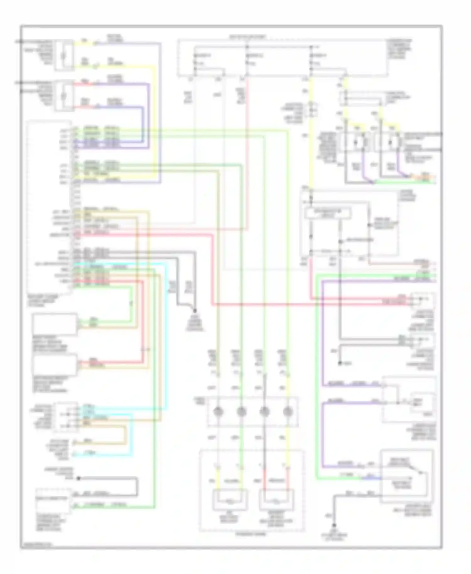 TL Acura III (2003-2006): Supplemental restraints circuit (1 of 2)