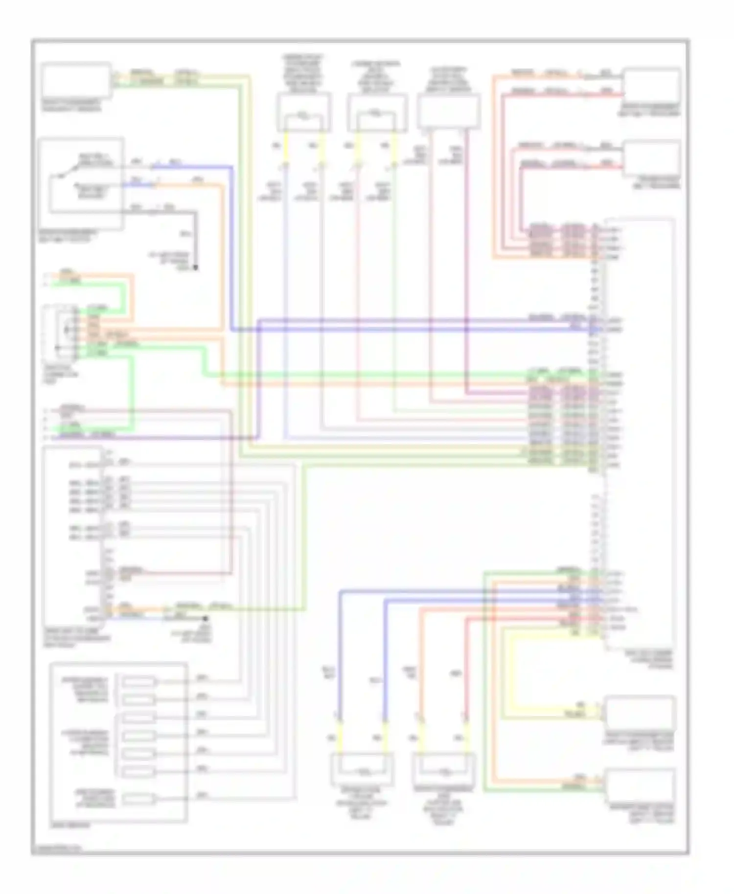 TL Acura III (2003-2006): Supplemental restraints circuit (2 of 2)