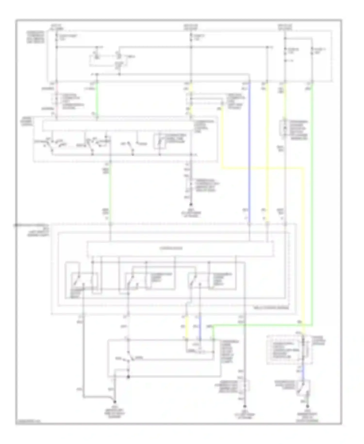 TL Acura III (2003-2006): Wiper/washer circuit
