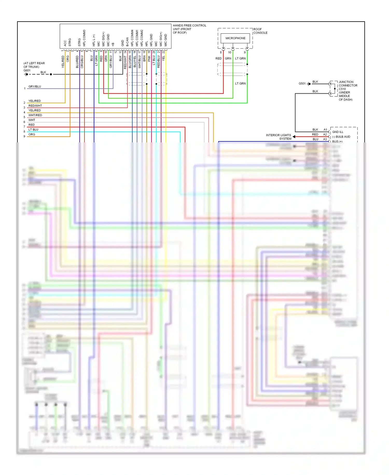 Wiring diagram b-can for Acura TL III (2003-2006) (7 of 13)