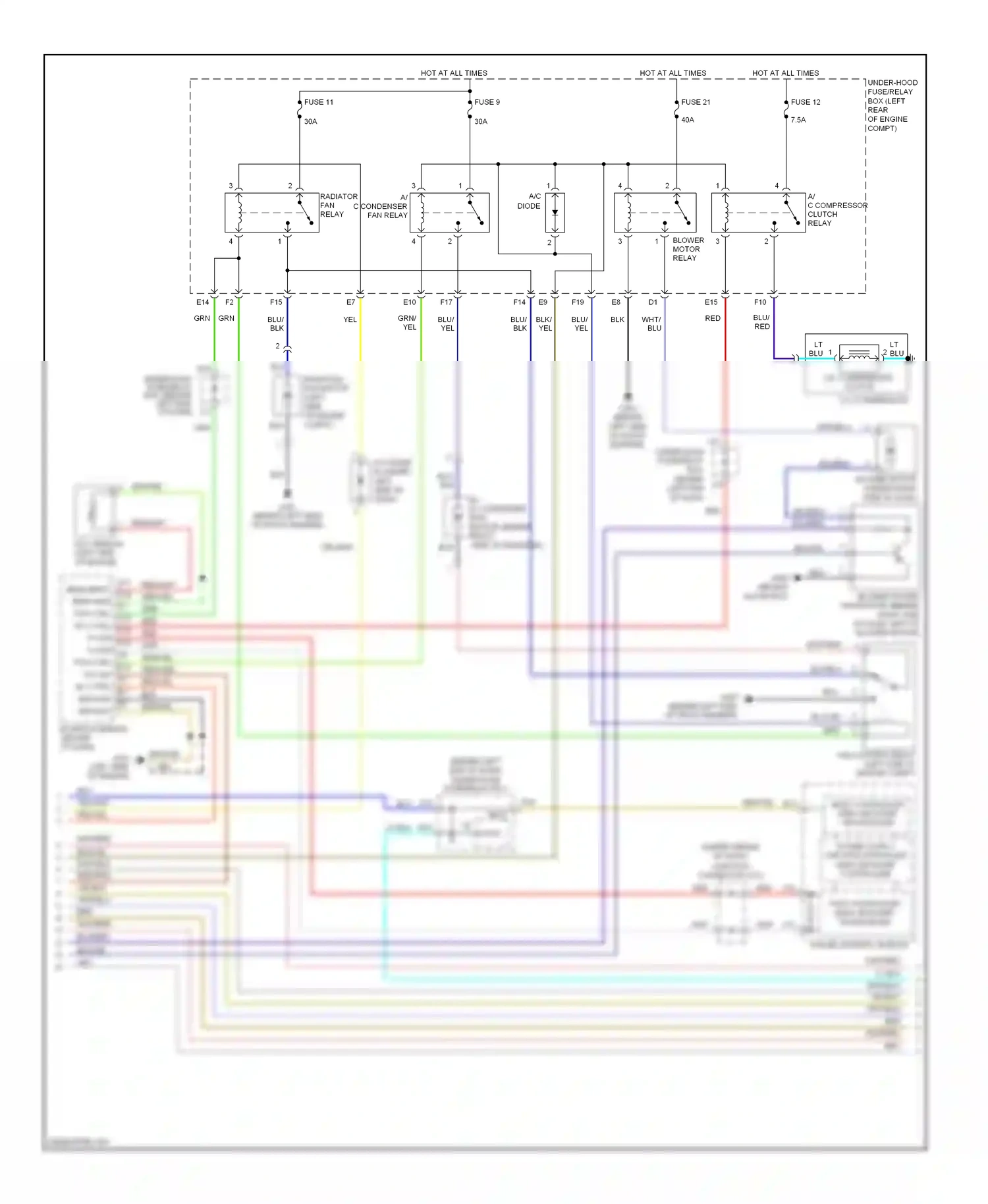 Wiring diagram b-can for Acura TL III (2003-2006) (1 of 13)