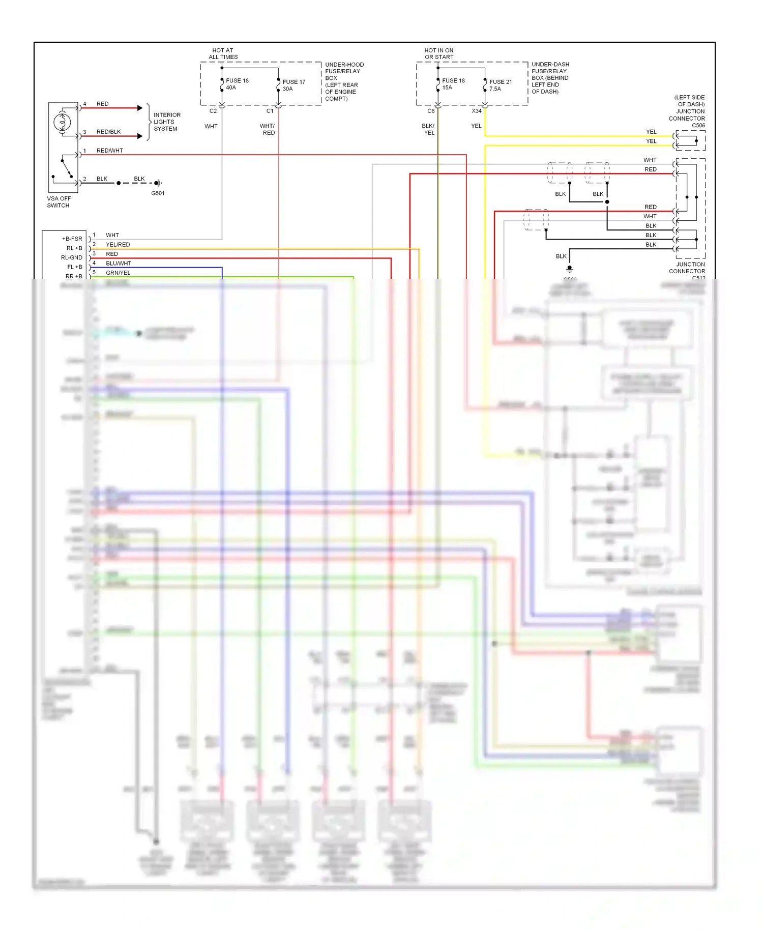 Wiring diagram computer data lines system for Acura TL III (2003-2006) (1 of 4)