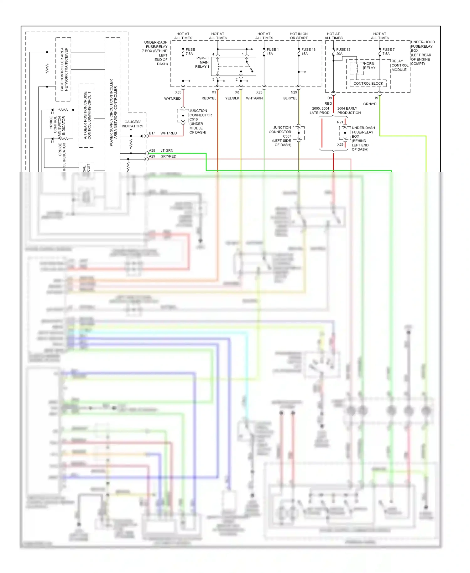 Wiring diagram drive input drive input switch input sensor input sedf sefd for Acura TL III (2003-2006) (1 of 1)