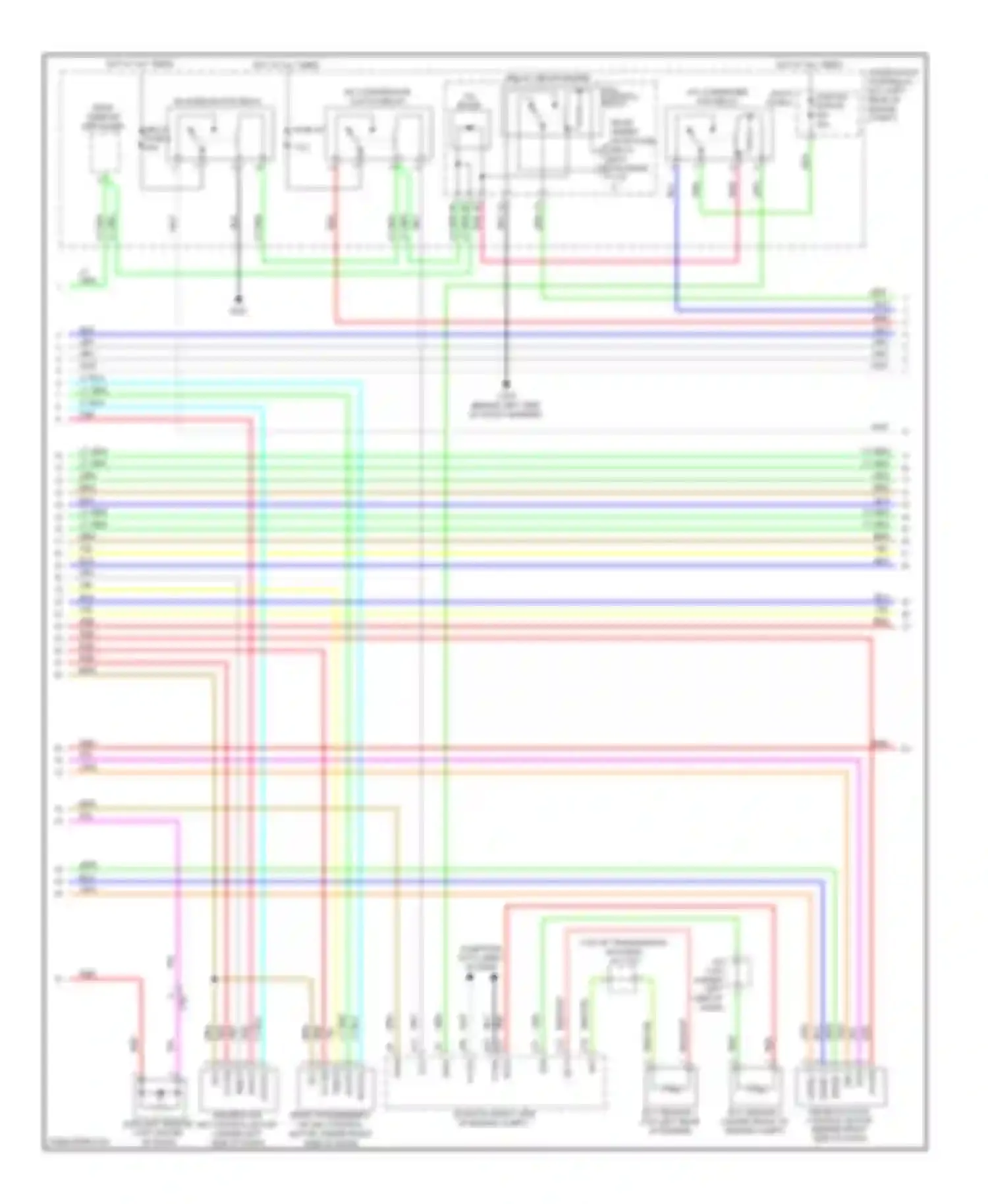 TL Acura IV facelift (2011-2014): Automatic a/c circuit (2 of 3)