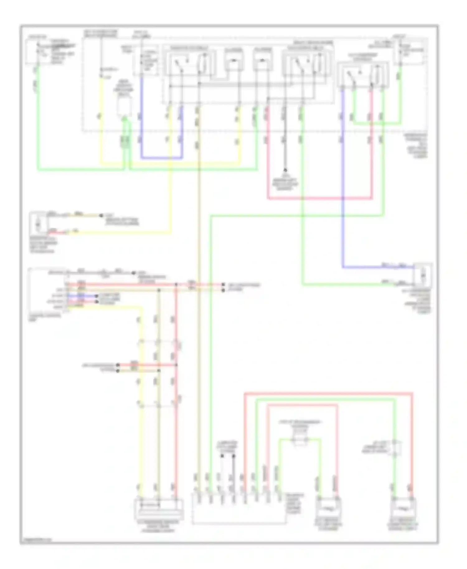 TL Acura IV facelift (2011-2014): Cooling fan circuit