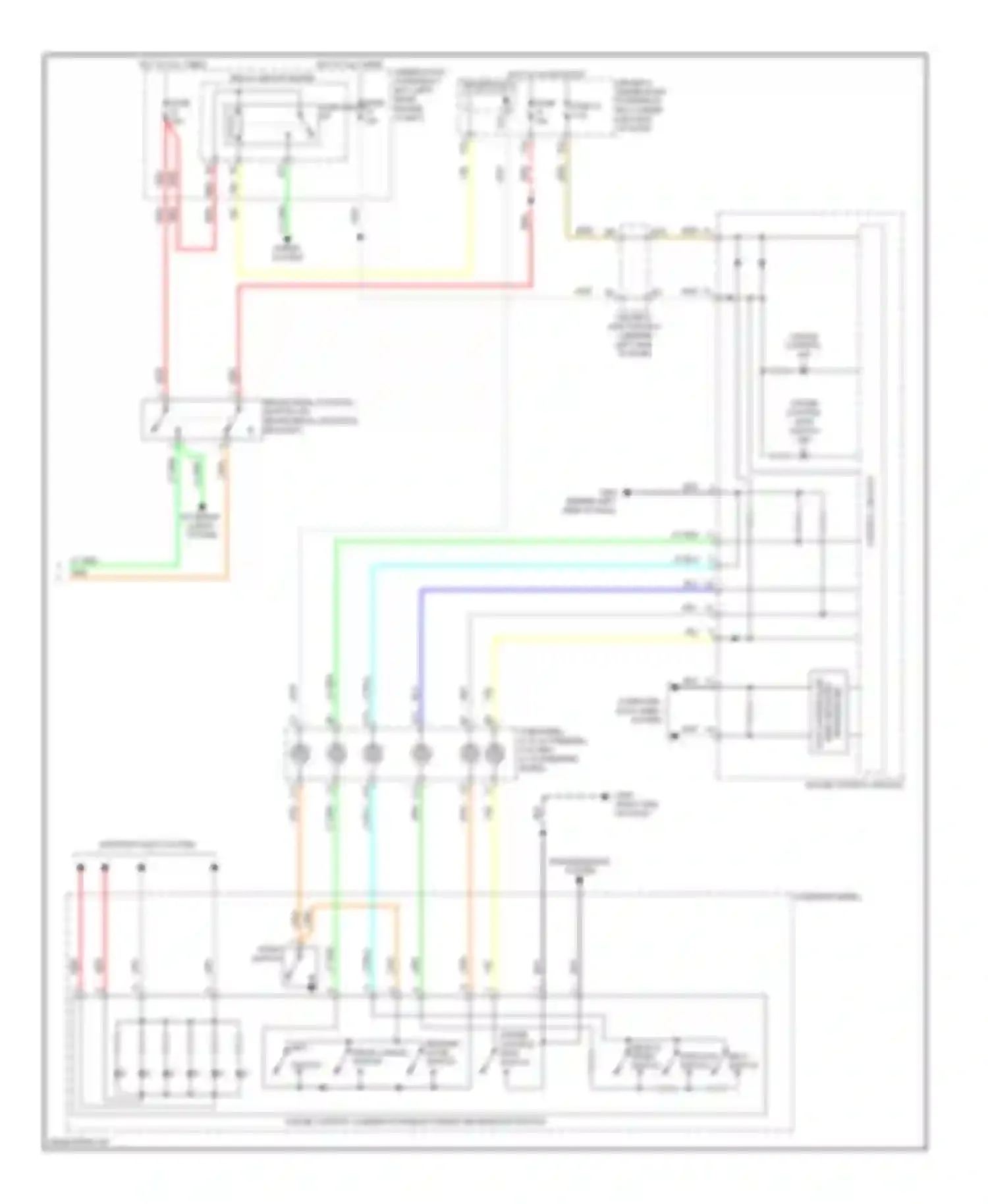 TL Acura IV facelift (2011-2014): Cruise control circuit (2 of 2)