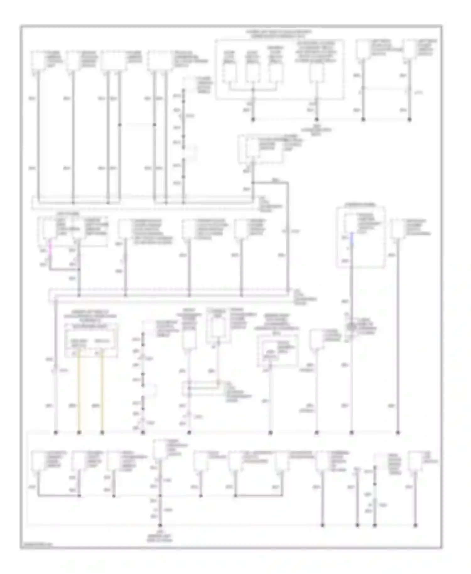 TL Acura IV facelift (2011-2014): Ground distribution circuit (5 of 5)