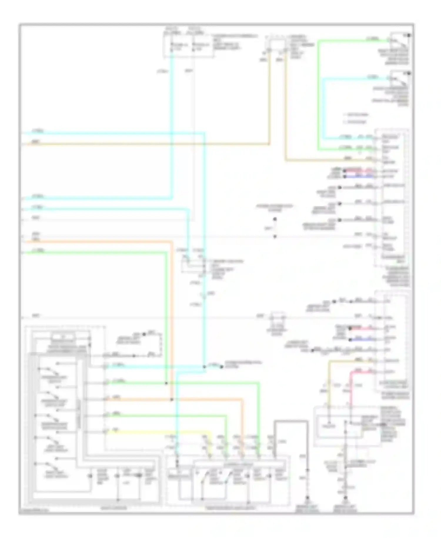 TL Acura IV facelift (2011-2014): Entry light timer circuit (2 of 2)