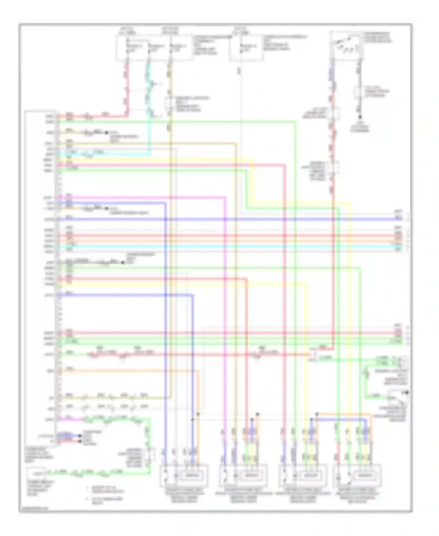 TL Acura IV facelift (2011-2014): Driver"s memory seat circuit (1 of 2)