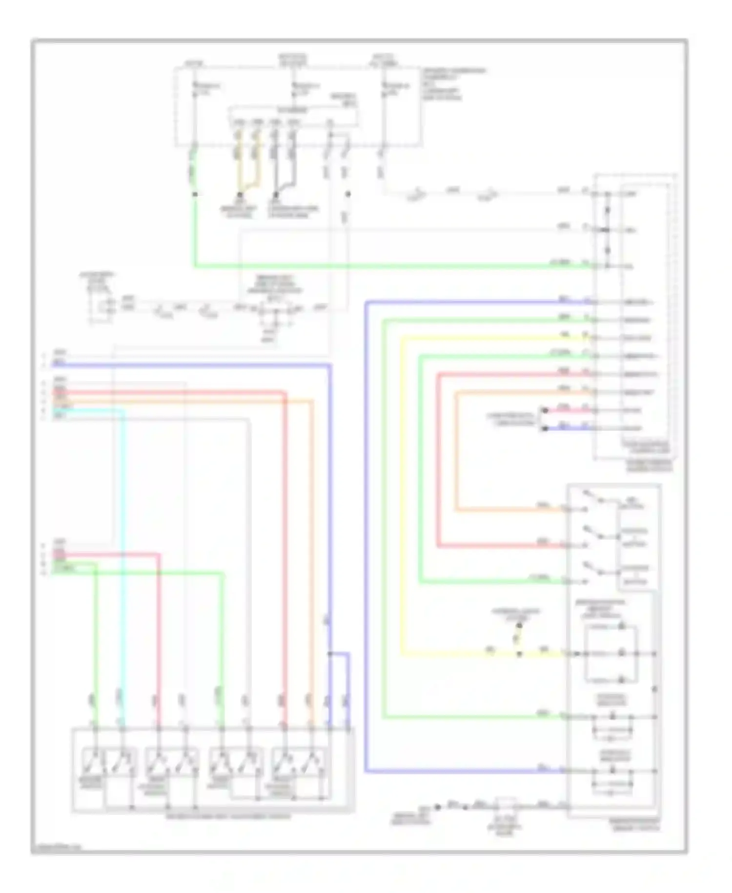 TL Acura IV facelift (2011-2014): Driver"s memory seat circuit (2 of 2)