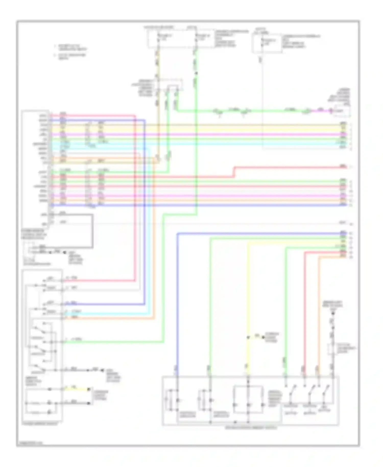 TL Acura IV facelift (2011-2014): Memory mirrors circuit (1 of 2)