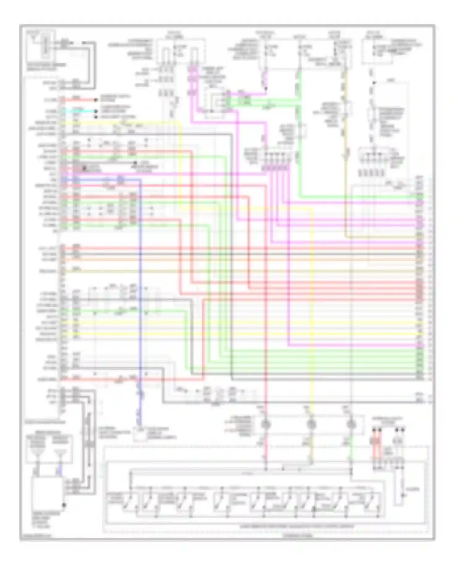 TL Acura IV facelift (2011-2014): Navigation circuit (1 of 5)