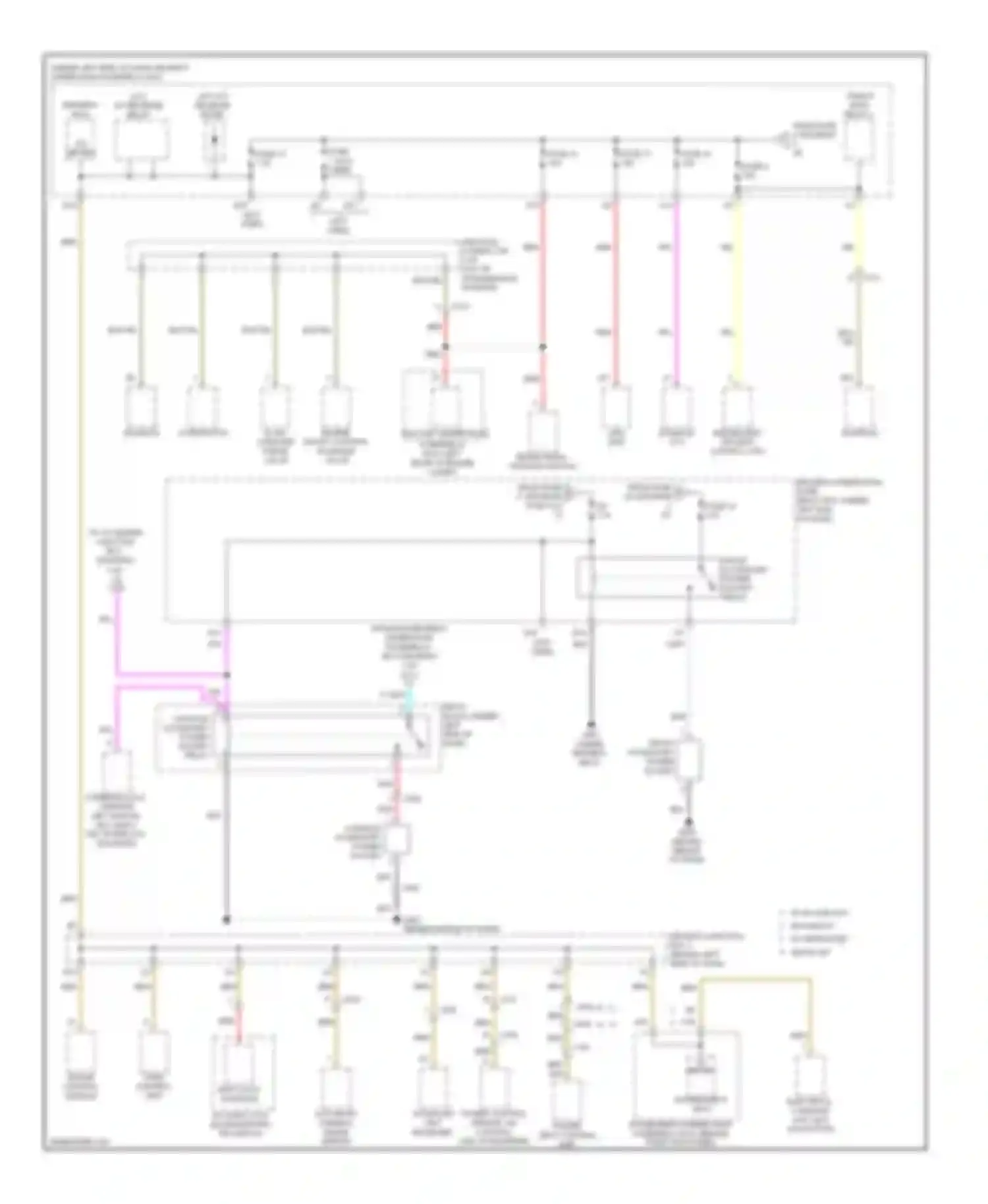 TL Acura IV facelift (2011-2014): Power distribution circuit, without keyless access (6 of 6)
