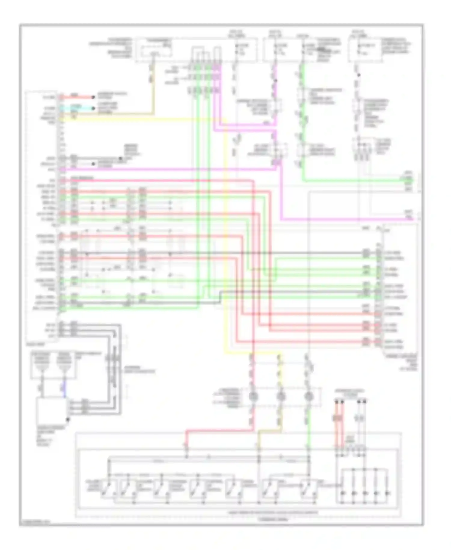 TL Acura IV facelift (2011-2014): Radio circuit, without navigation (1 of 3)