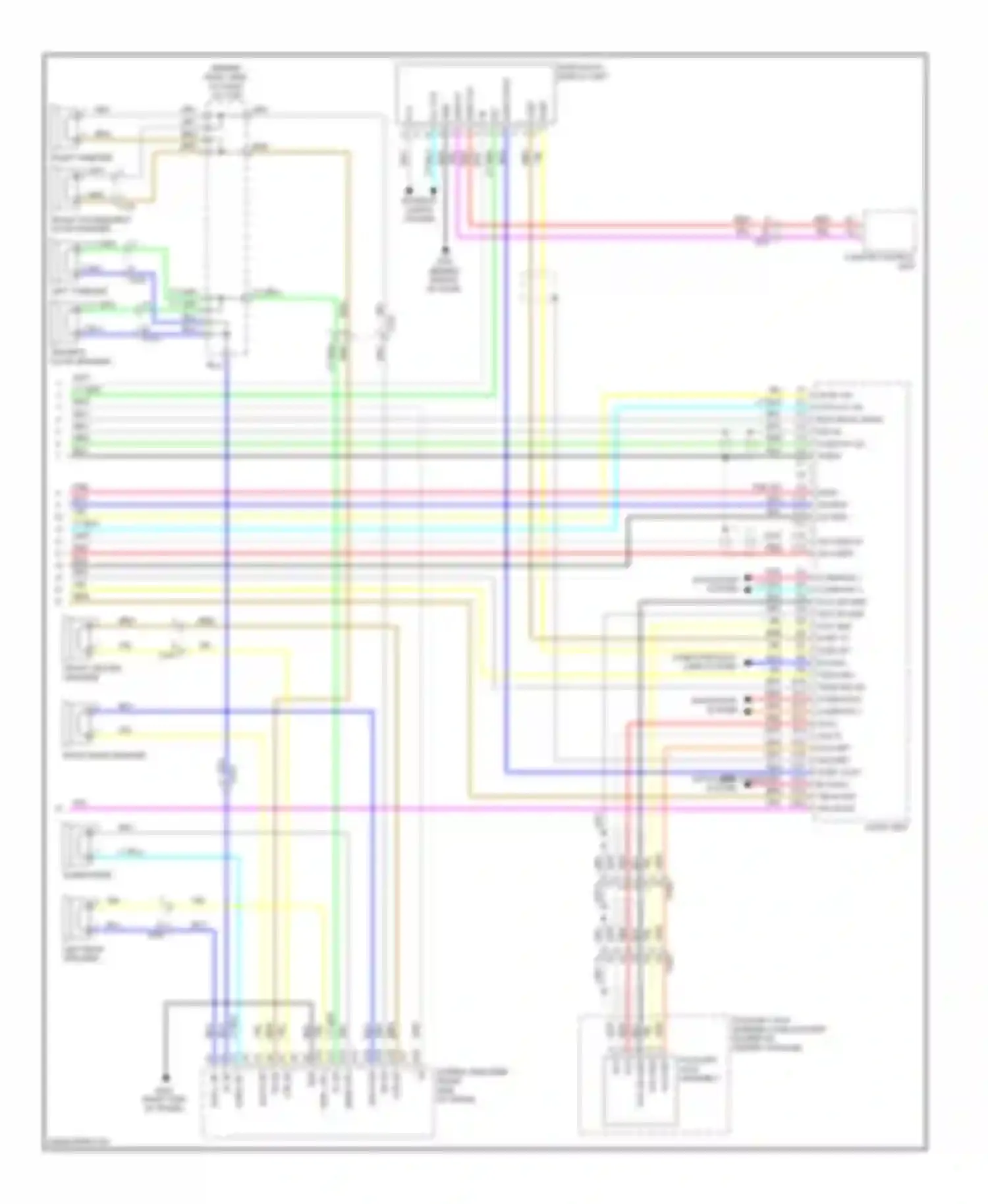 TL Acura IV facelift (2011-2014): Radio circuit, without navigation (3 of 3)